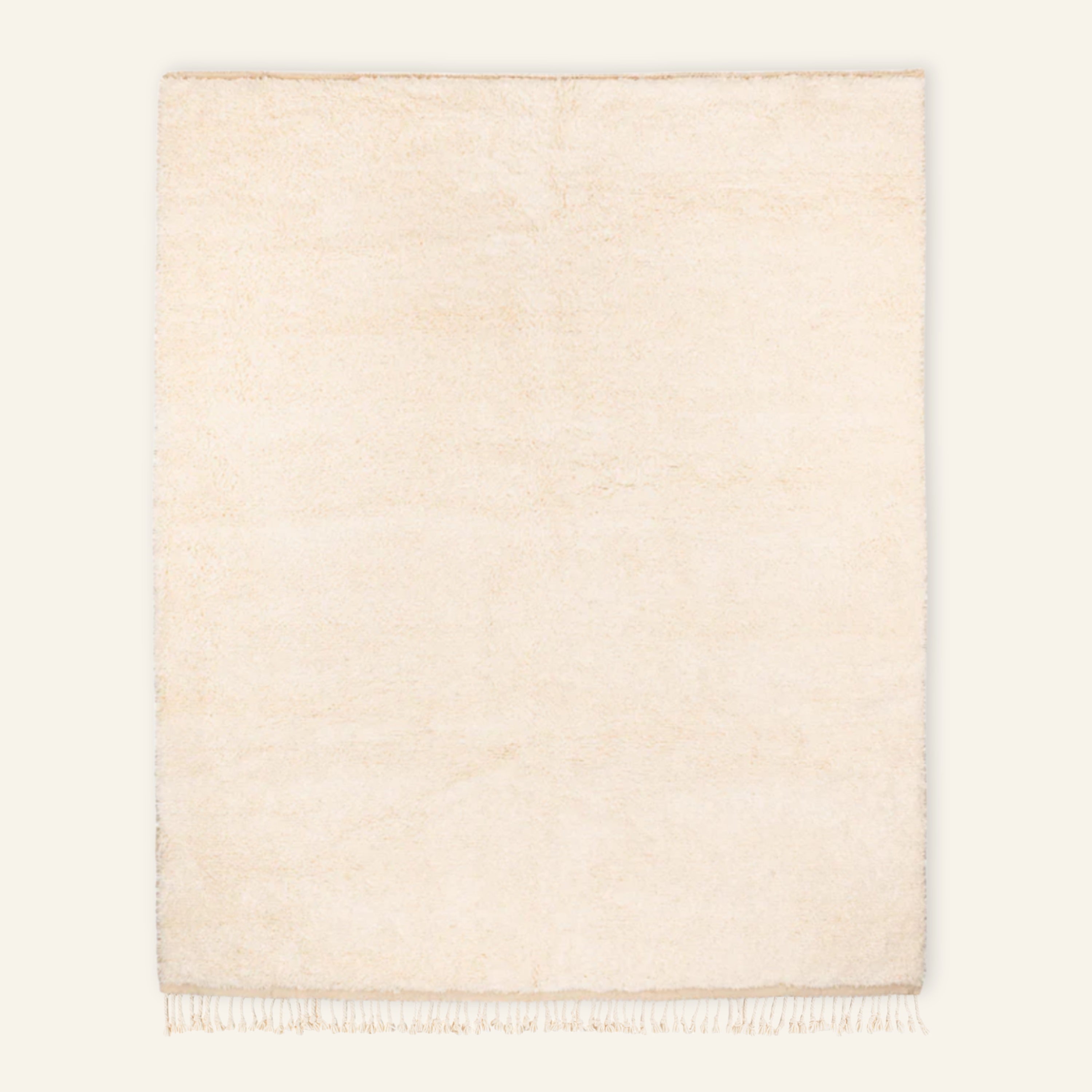 Elbayda - Shag Moroccan rug