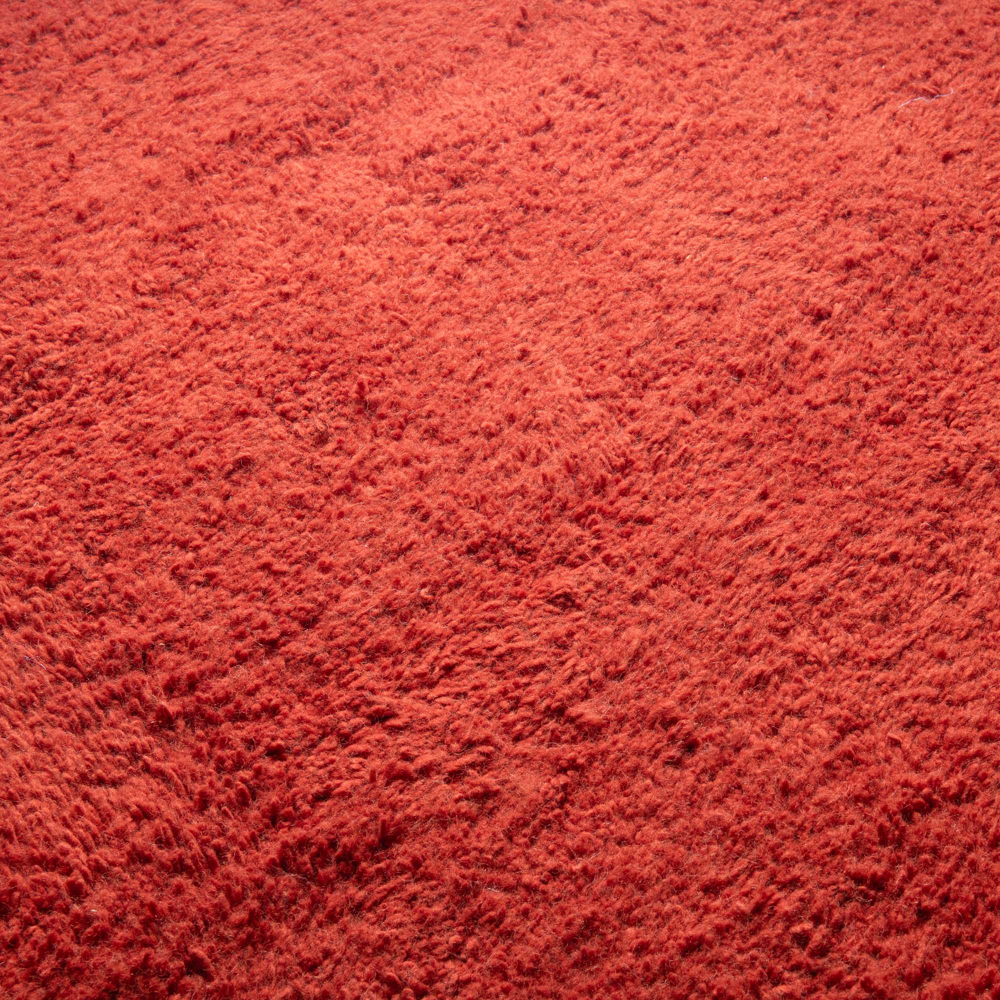 Elbayda Terracotta - Shag Moroccan rug - Benisouk