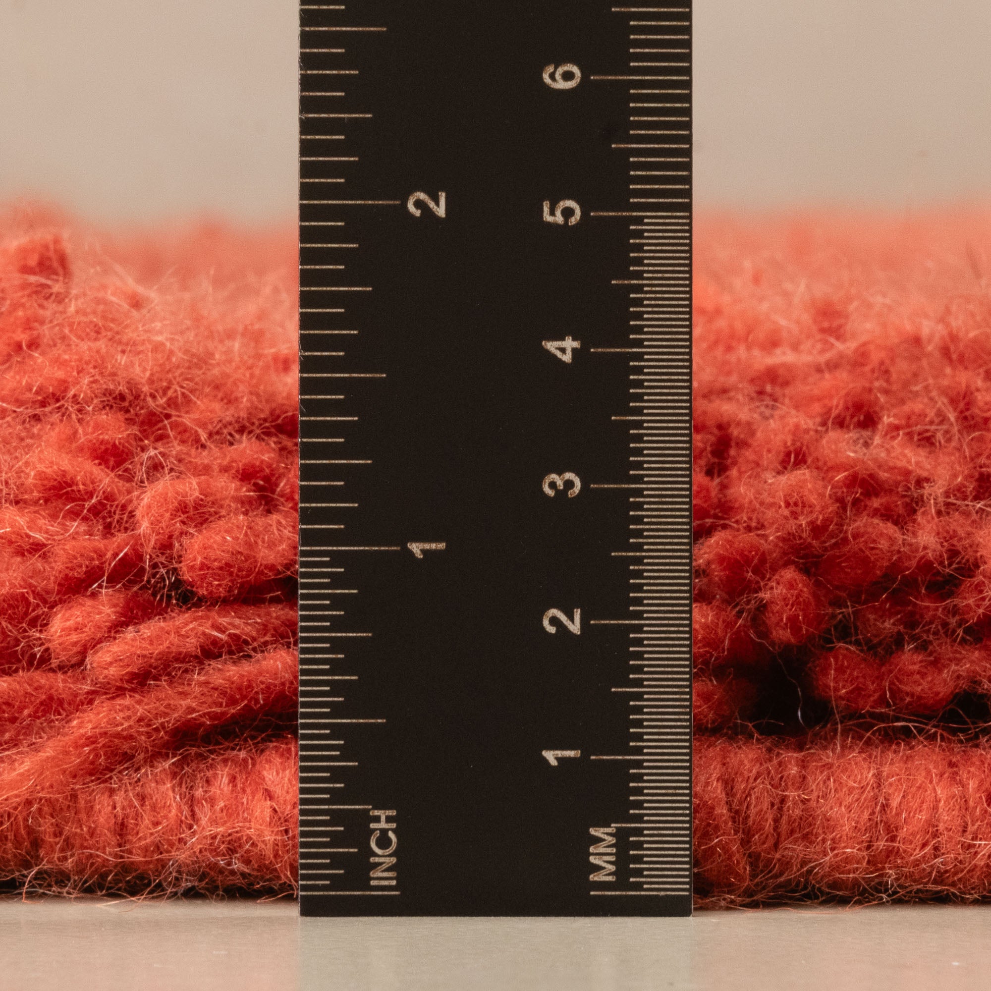 Elbayda Terracotta - Shag Moroccan rug - Benisouk