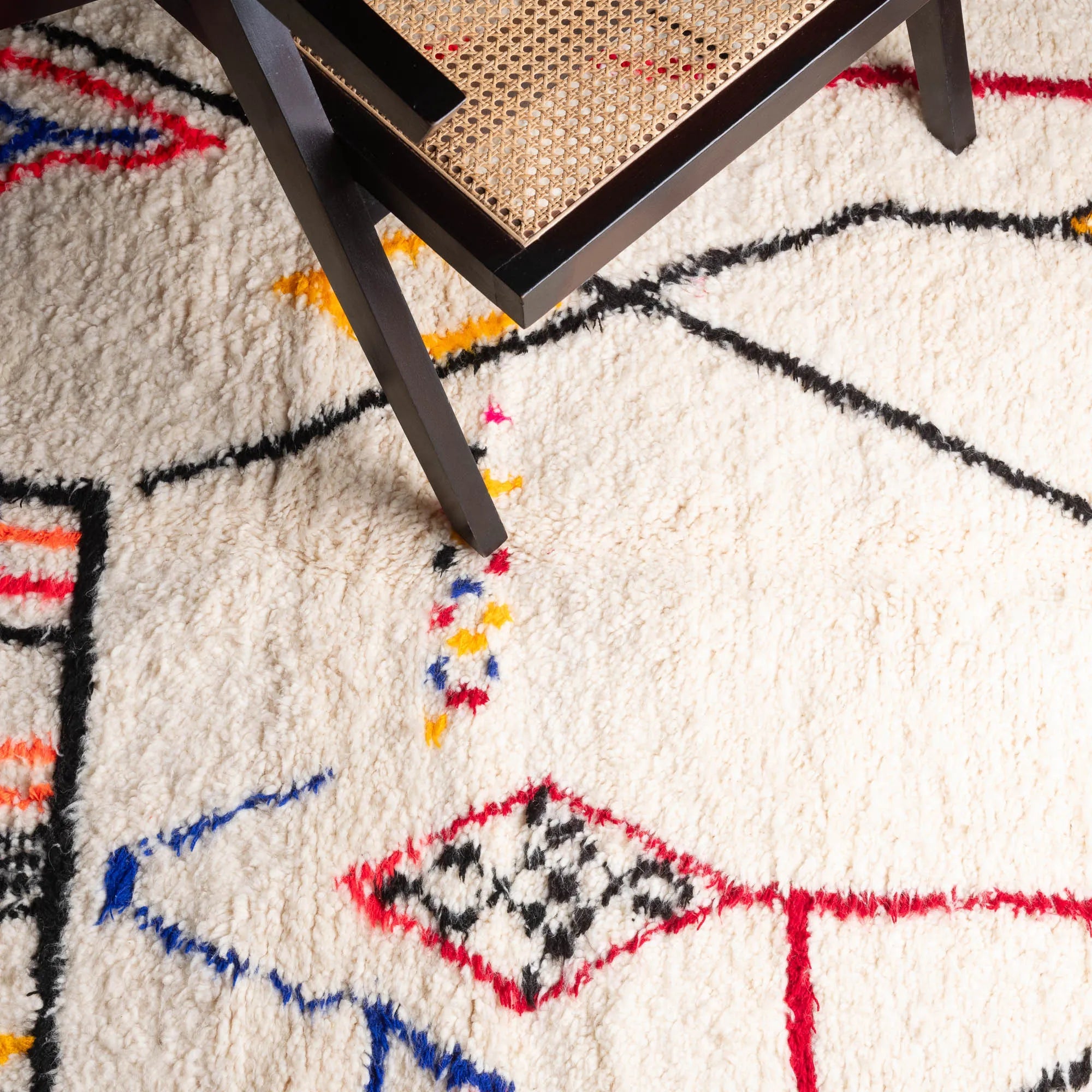 Emel - Shag Moroccan rug - Benisouk