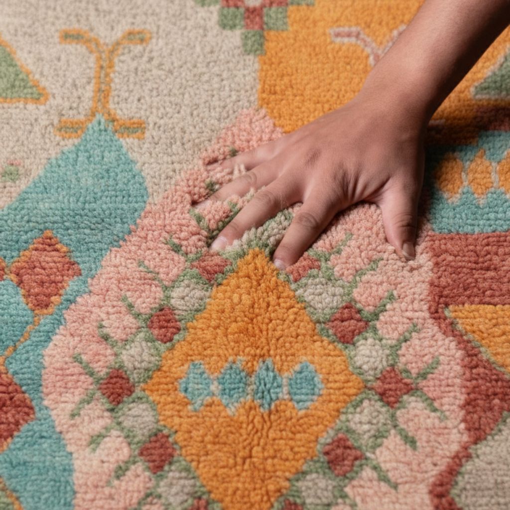 Fadia - Shag Moroccan rug - Benisouk