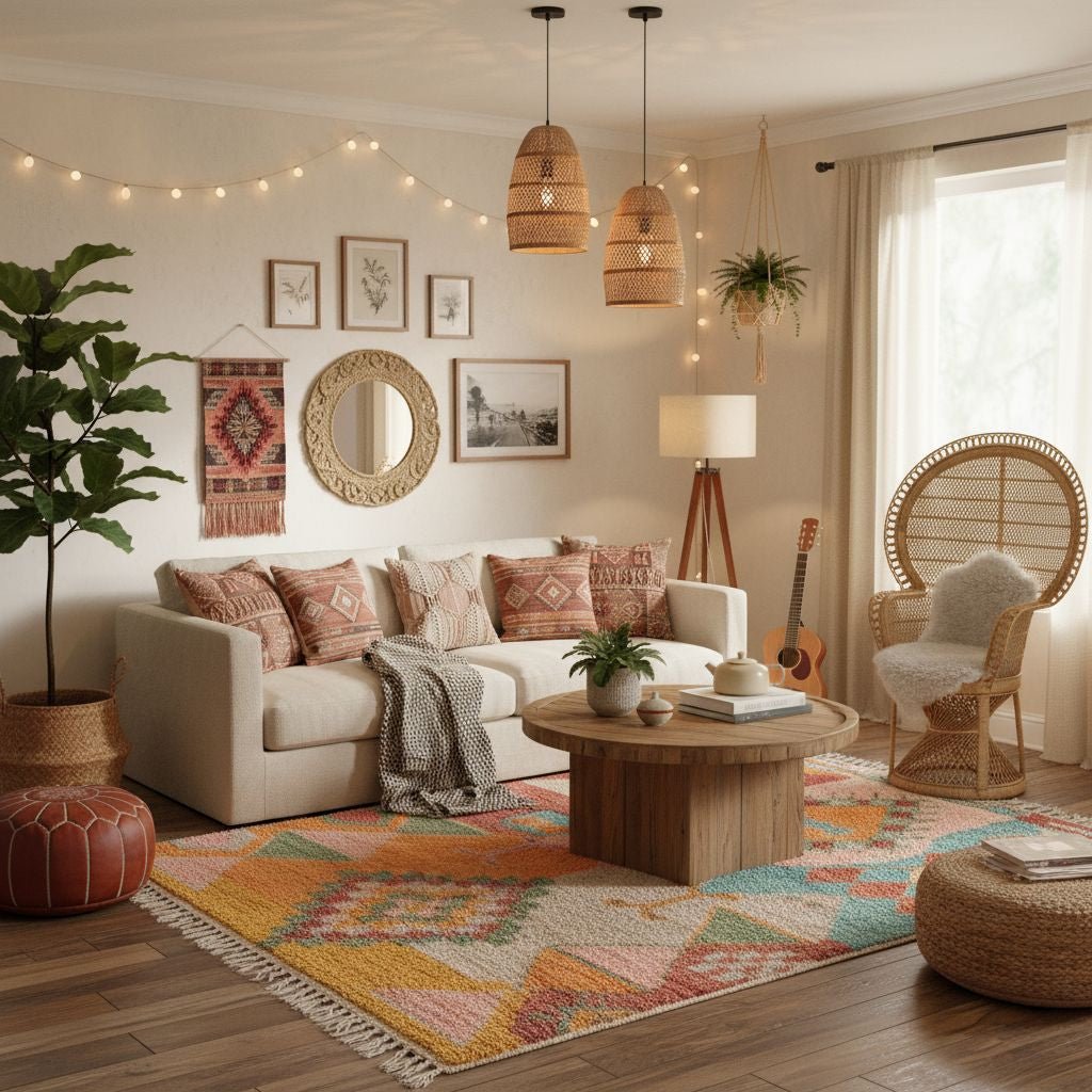 Fadia - Shag Moroccan rug - Benisouk