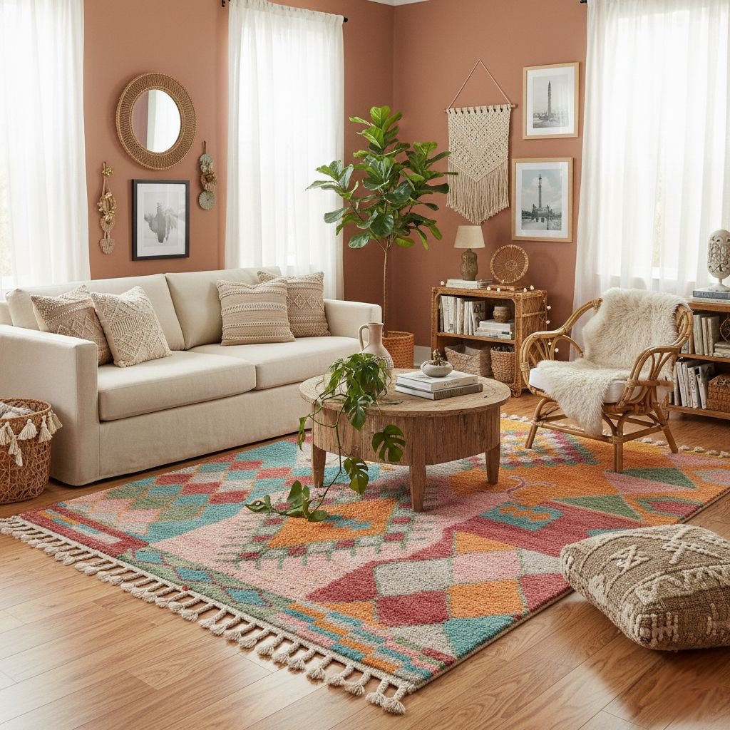 Fadia - Shag Moroccan rug - Benisouk