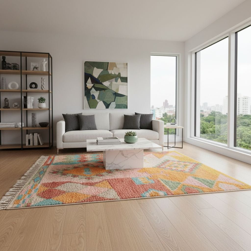 Fadia - Shag Moroccan rug - Benisouk