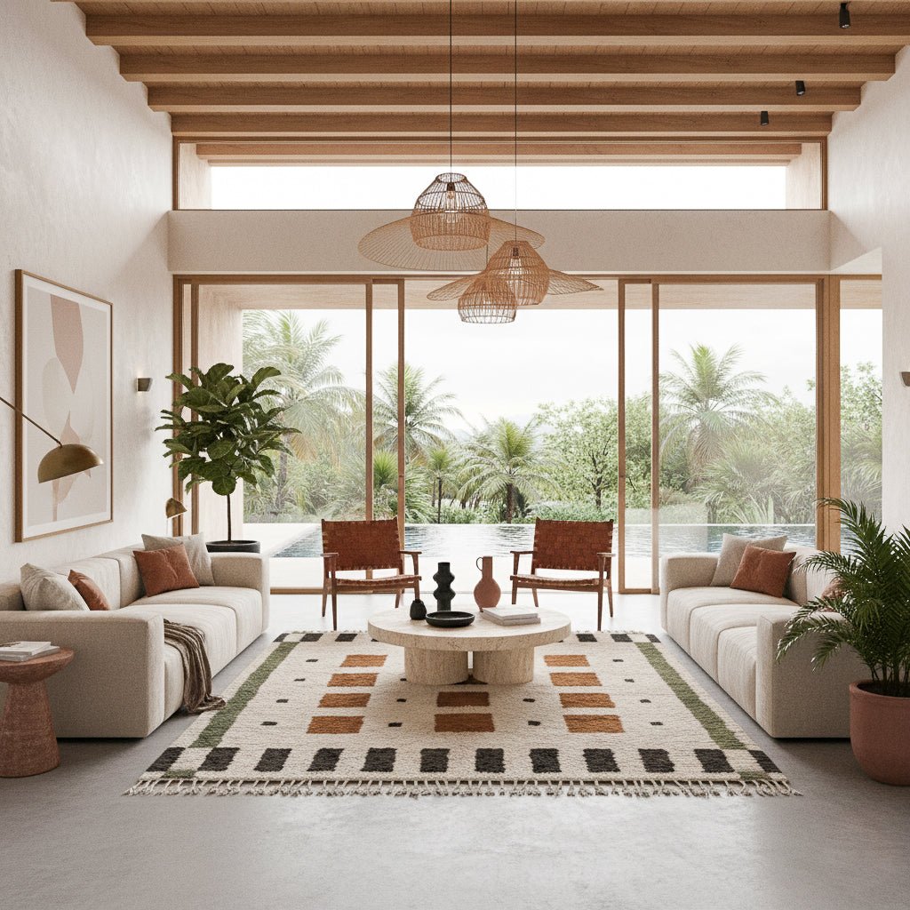 Faiza - Shag Moroccan rug - Benisouk