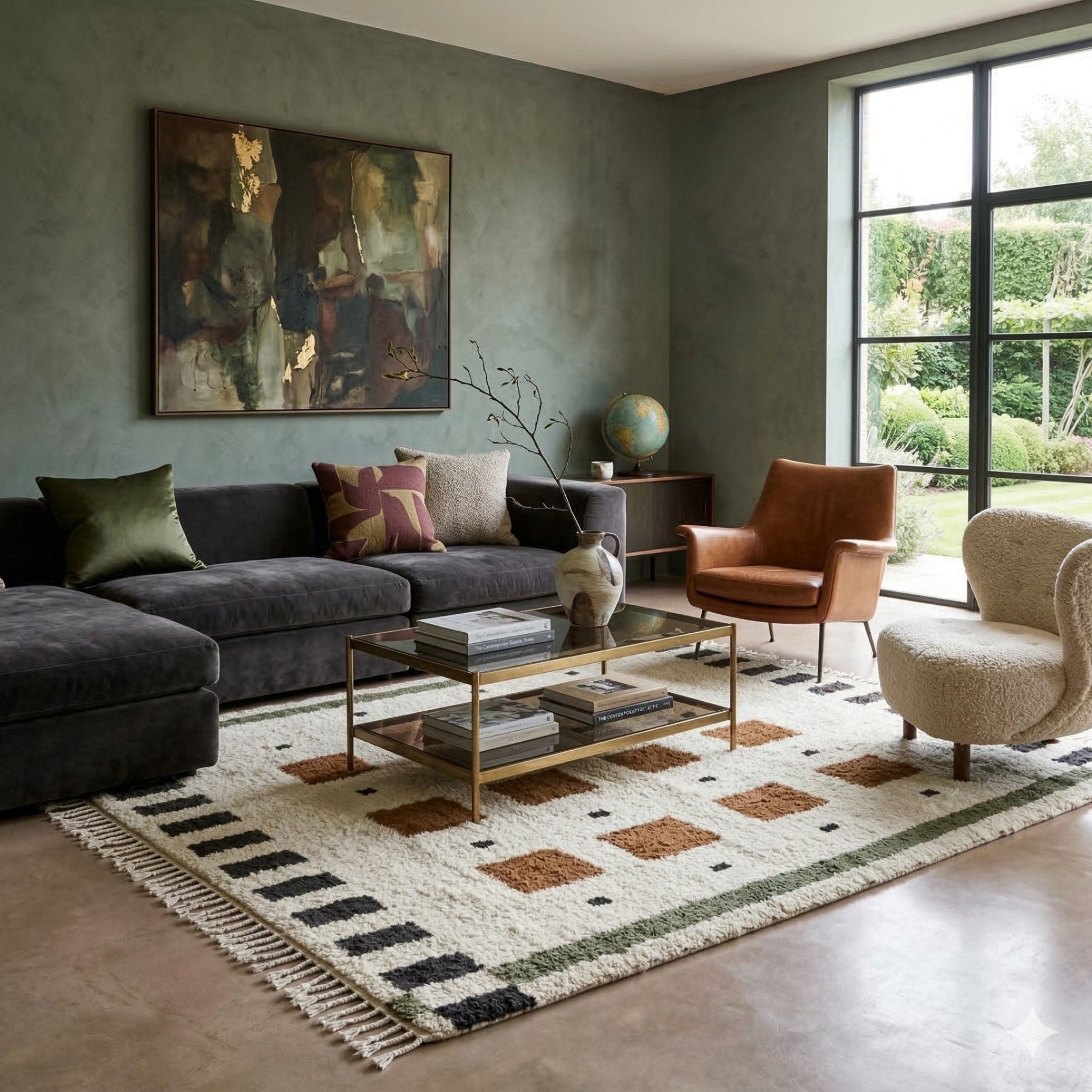 Faiza - Shag Moroccan rug - Benisouk