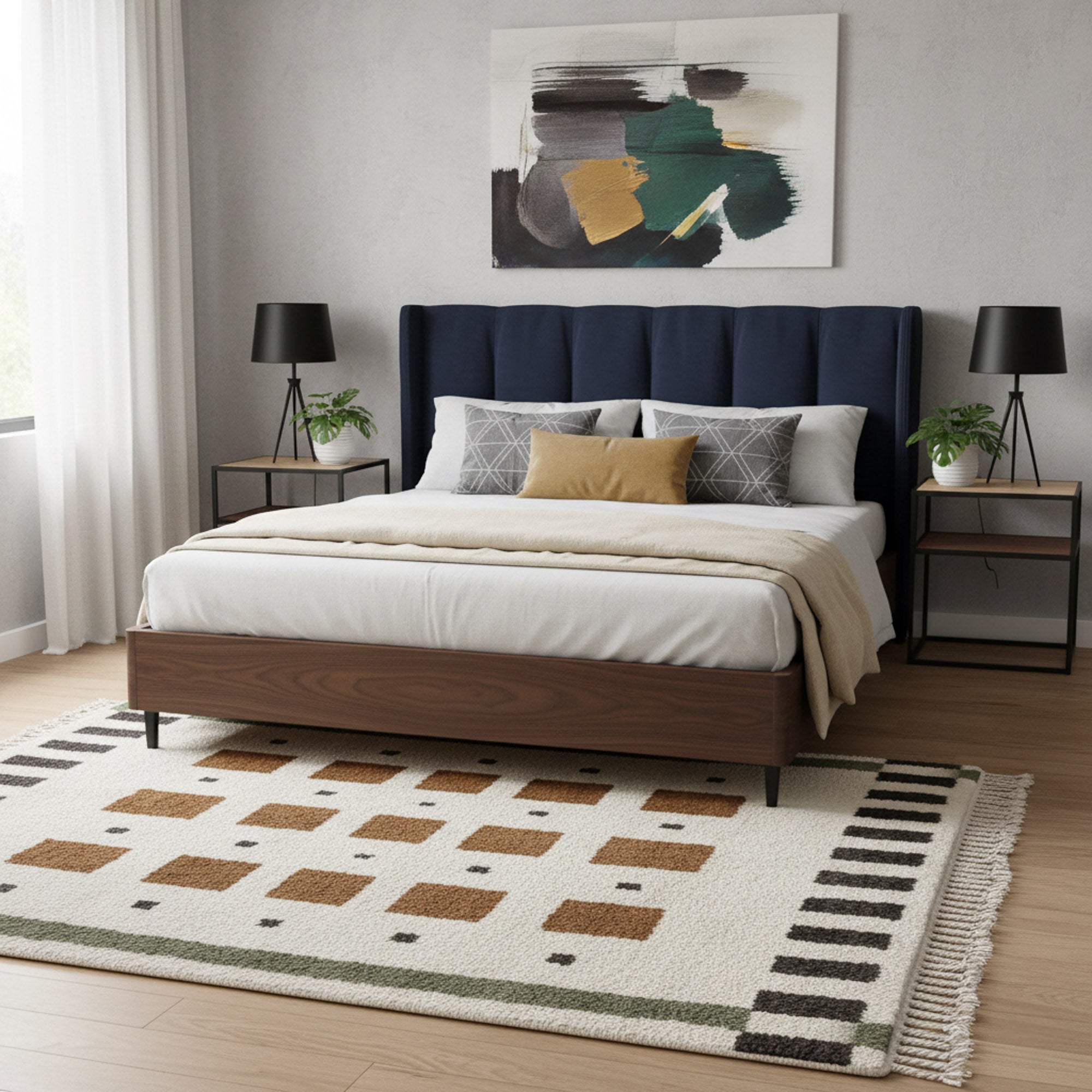 Faiza - Shag Moroccan rug - Benisouk