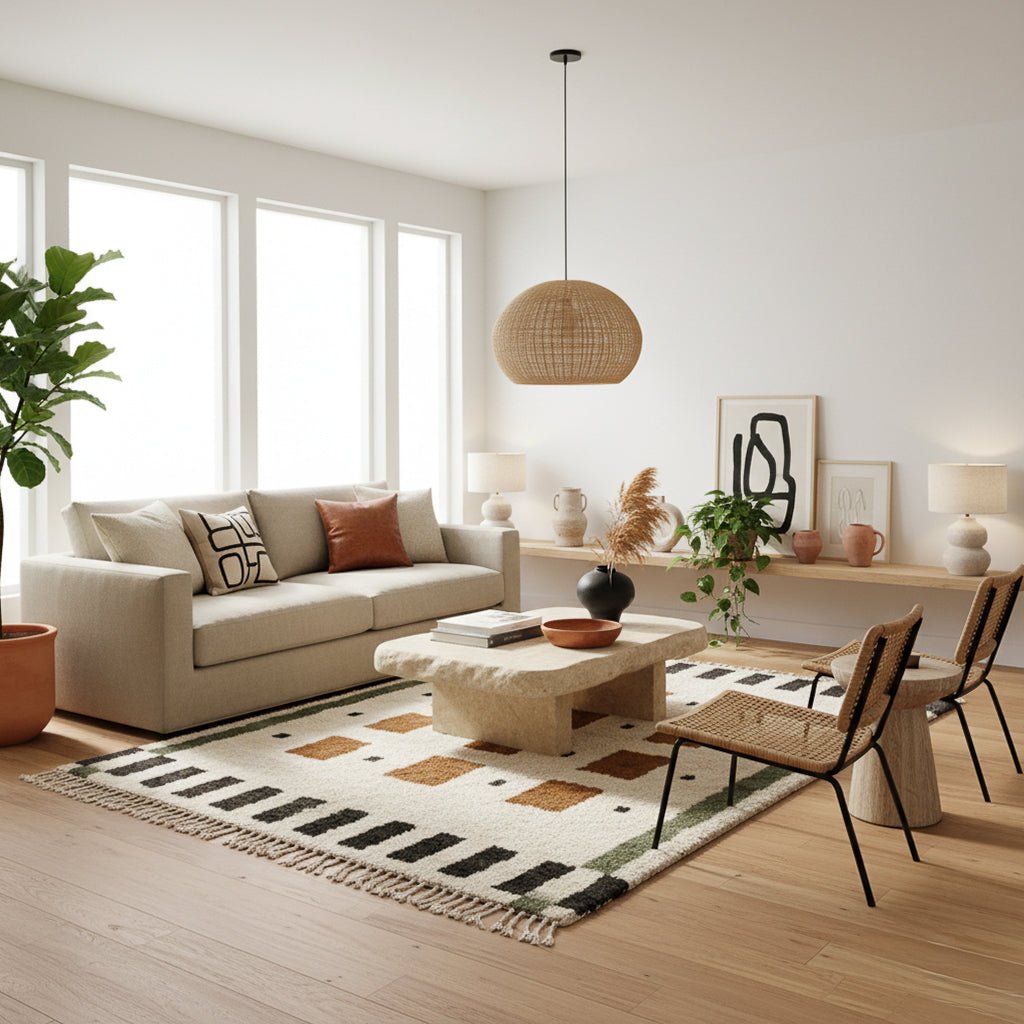 Faiza - Shag Moroccan rug - Benisouk