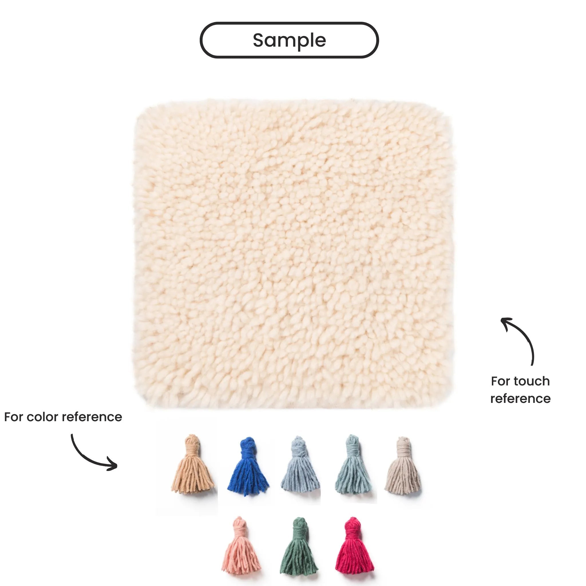 Farah Round - Shag Moroccan rug - Benisouk