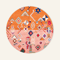 Farah Round - Shag Moroccan rug