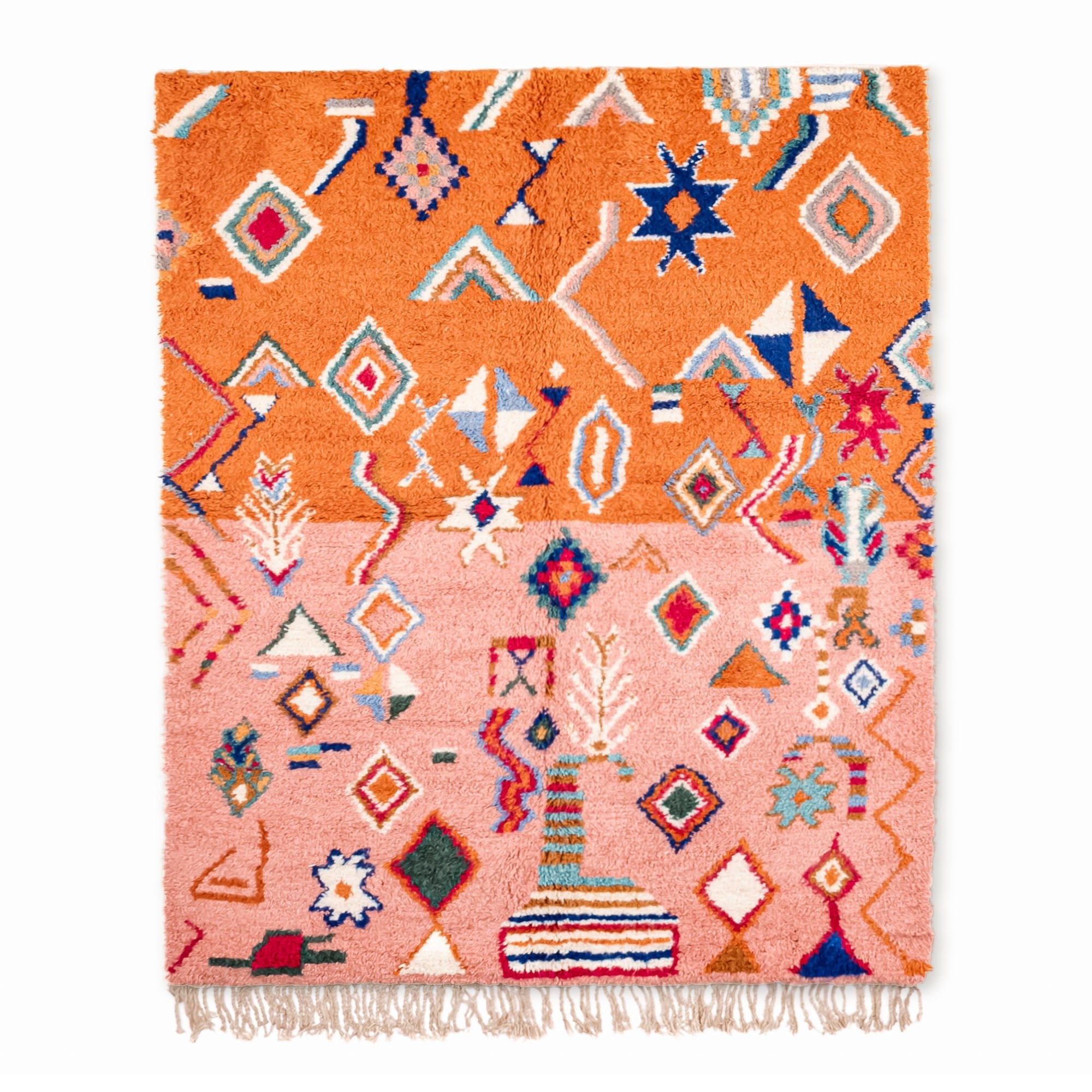 Farah - Shag Moroccan rug - Benisouk