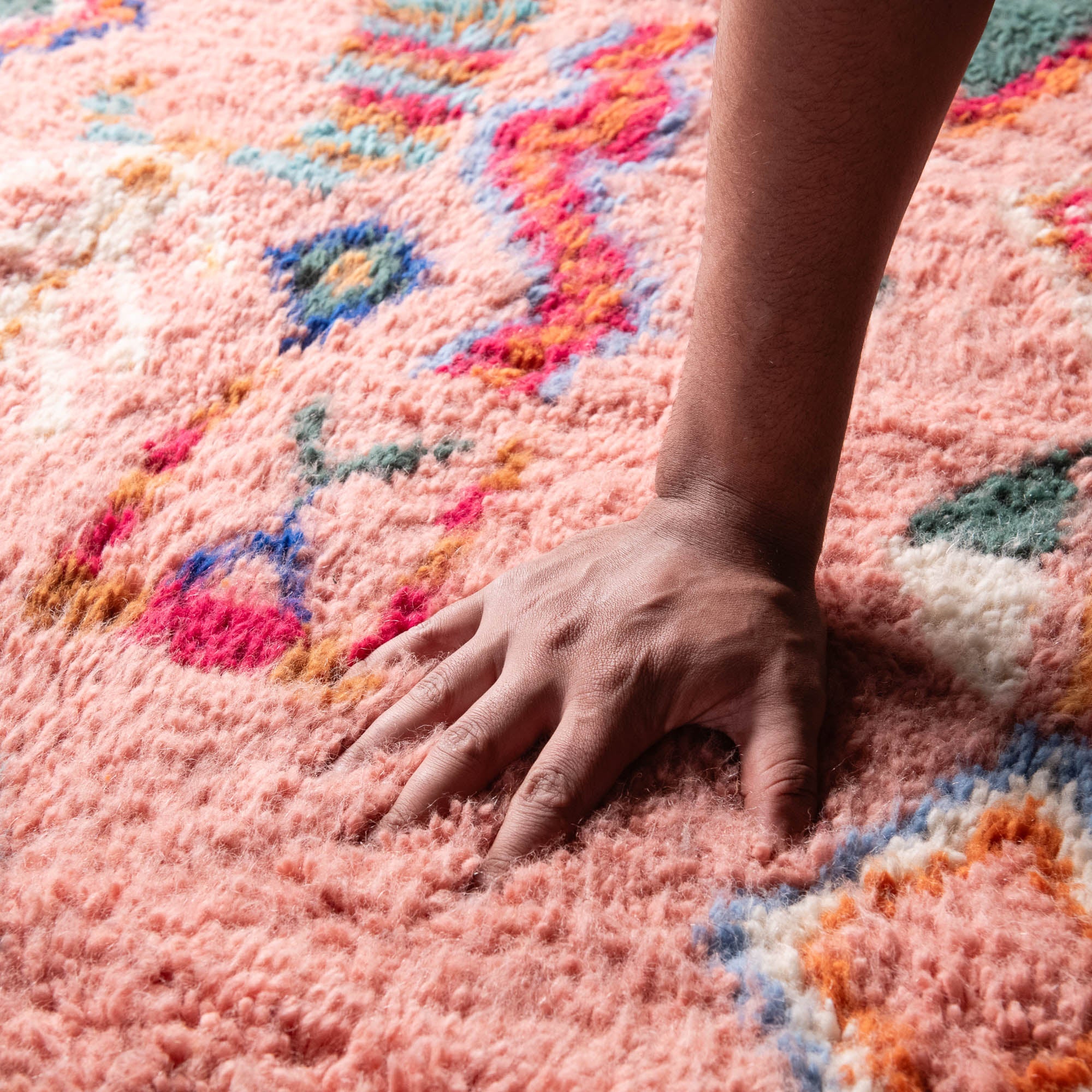 Farah - Shag Moroccan rug - Benisouk