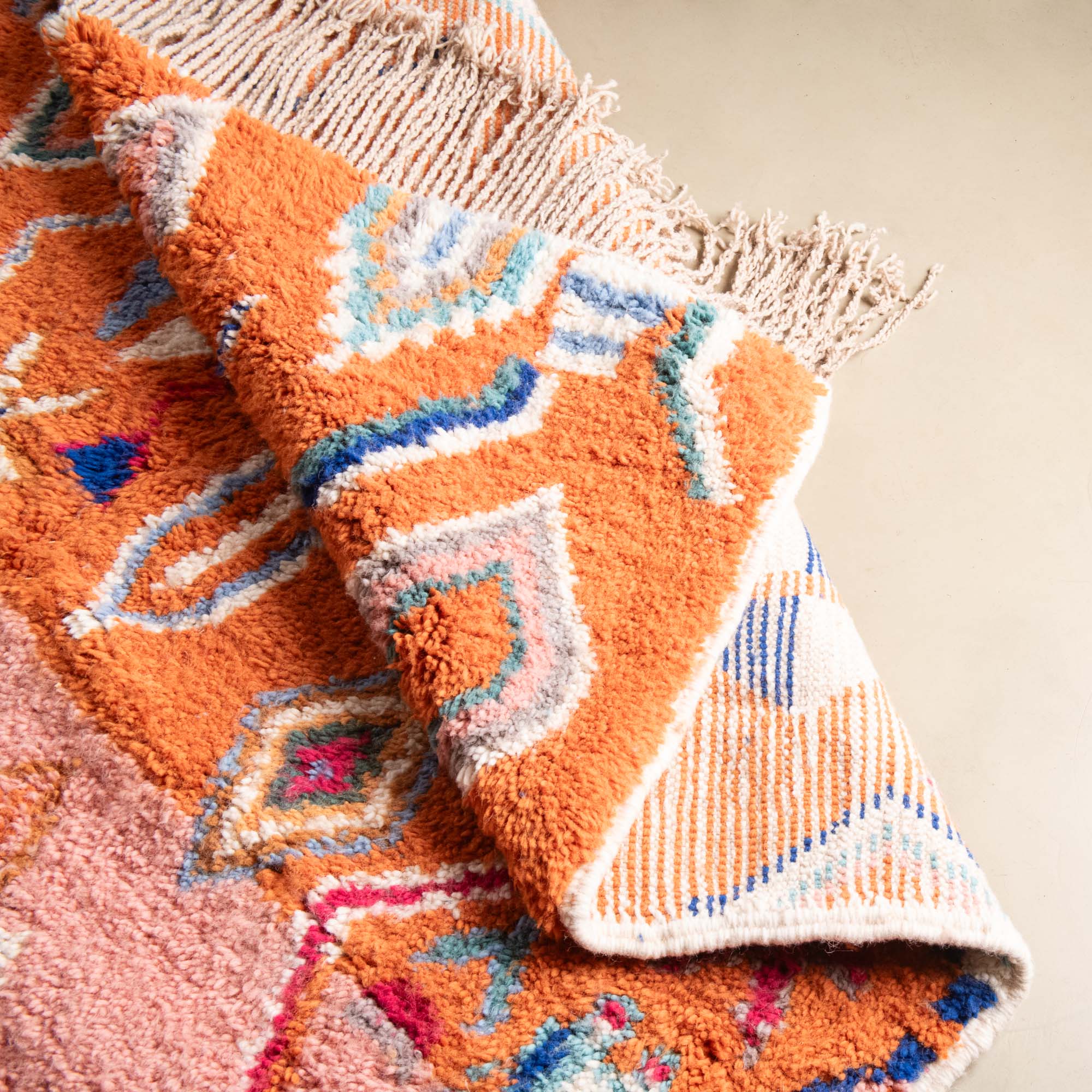 Farah - Shag Moroccan rug - Benisouk