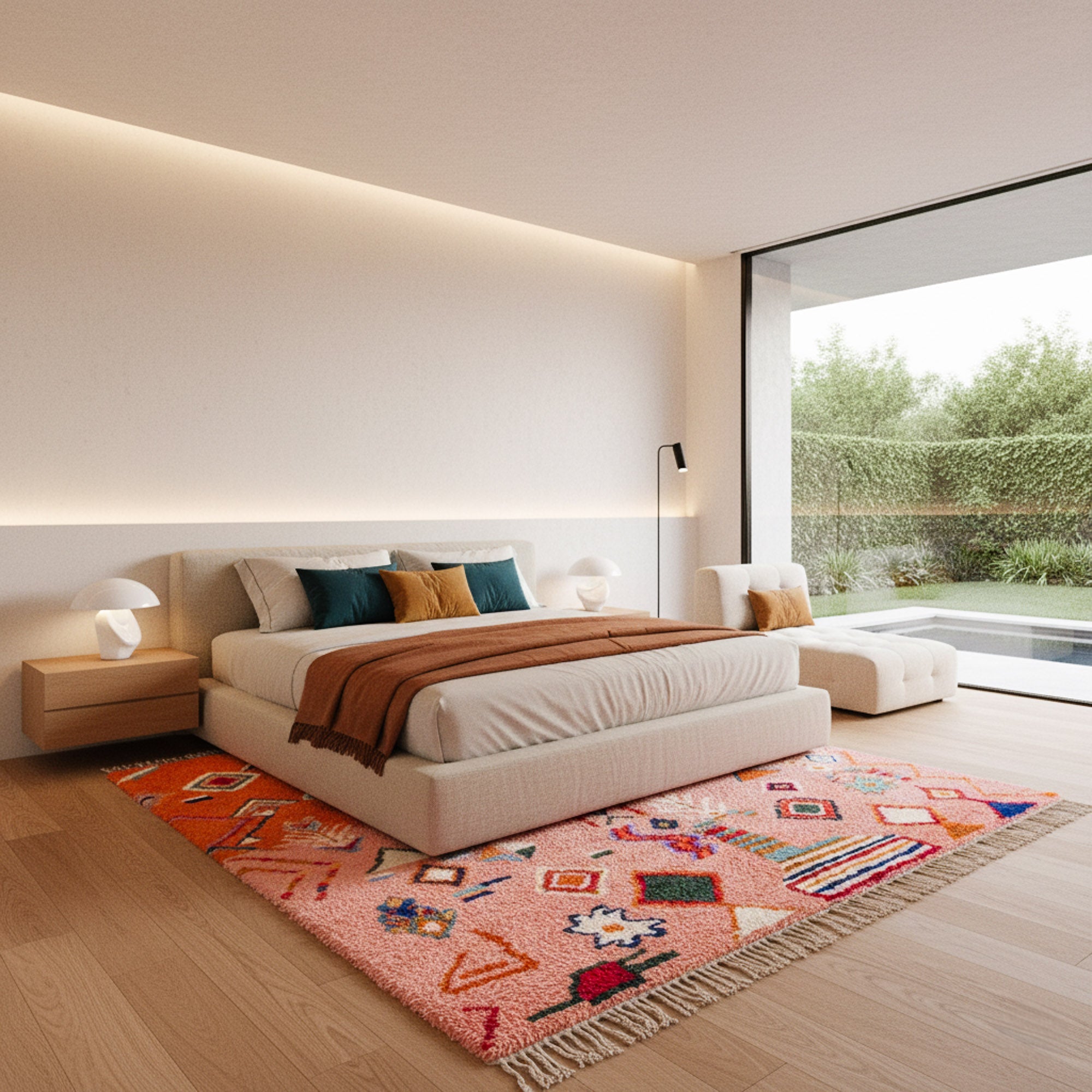 Farah - Shag Moroccan rug - Benisouk