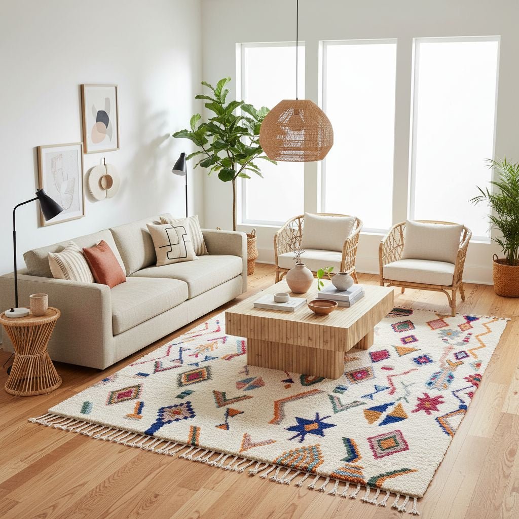 Farahat - Shag Moroccan rug - Benisouk