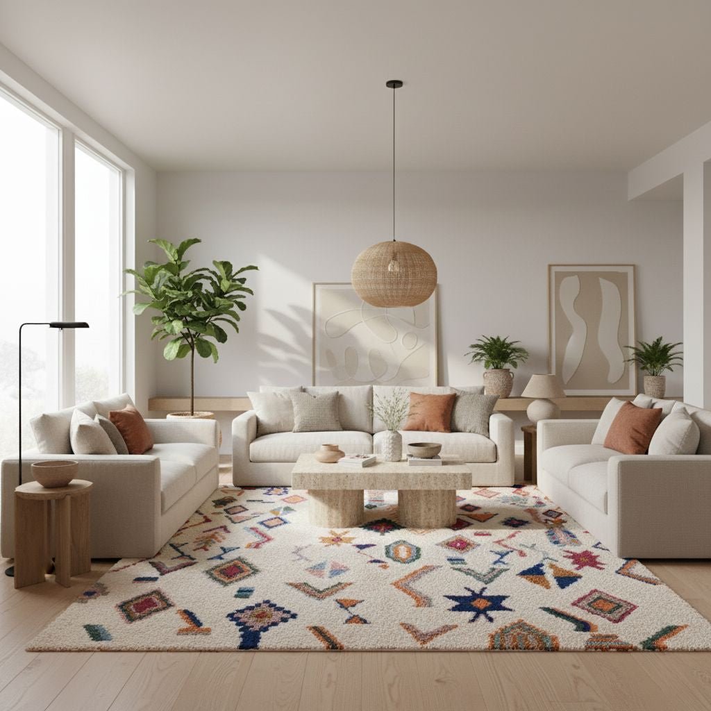 Farahat - Shag Moroccan rug - Benisouk