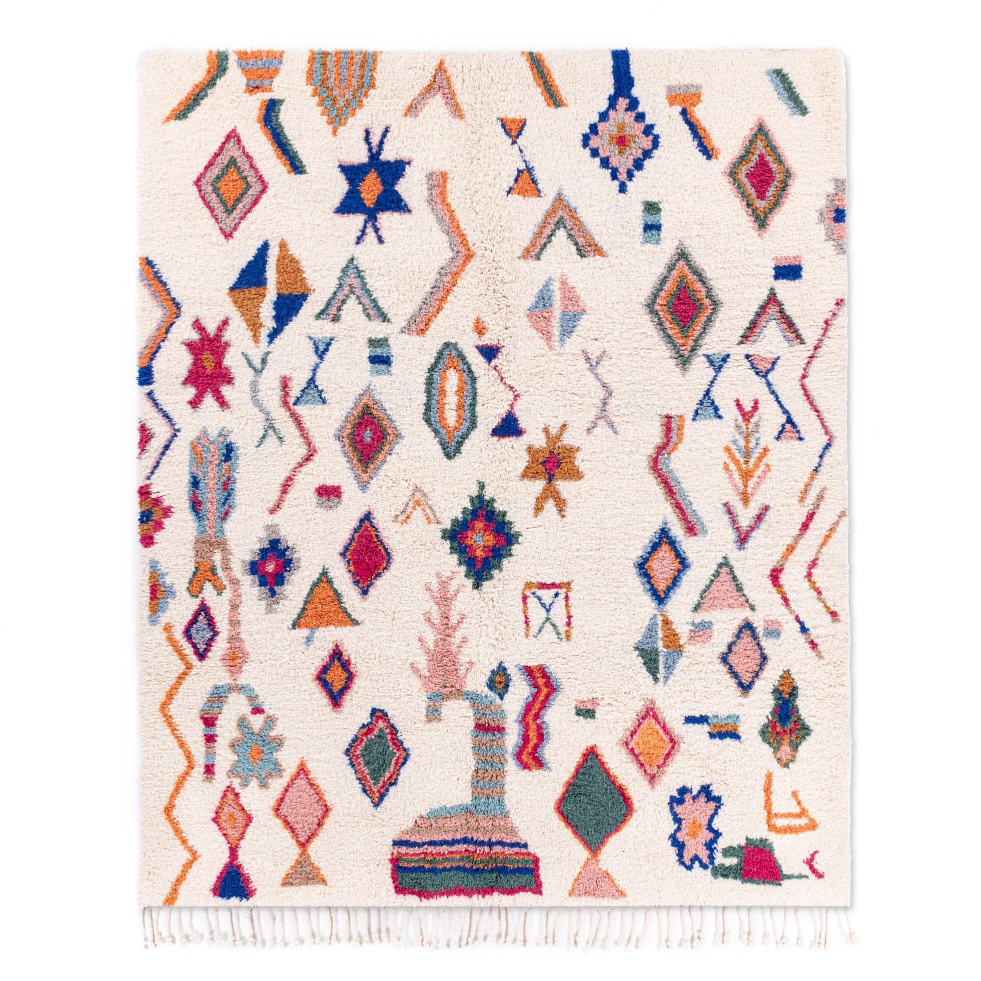 Farahat - Shag Moroccan rug - Benisouk