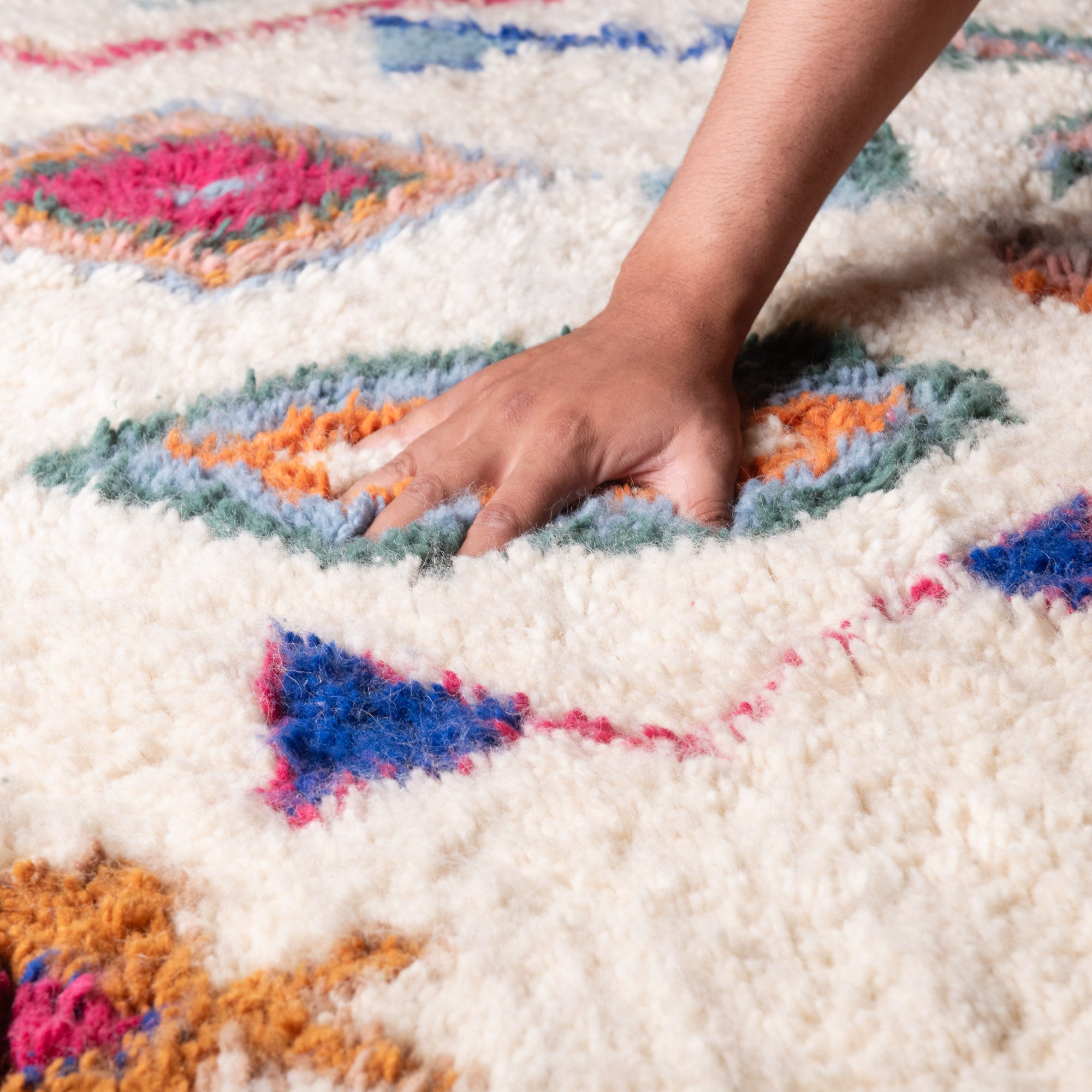 Farahat - Shag Moroccan rug - Benisouk