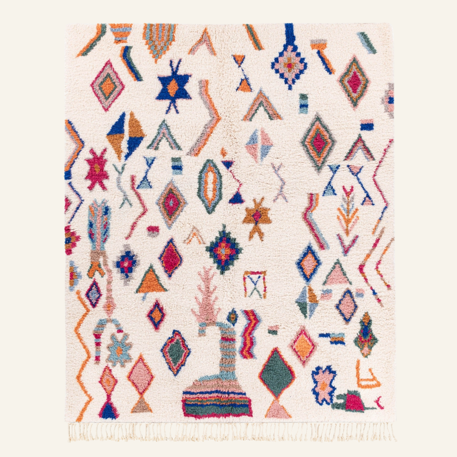 Farahat - Shag Moroccan rug
