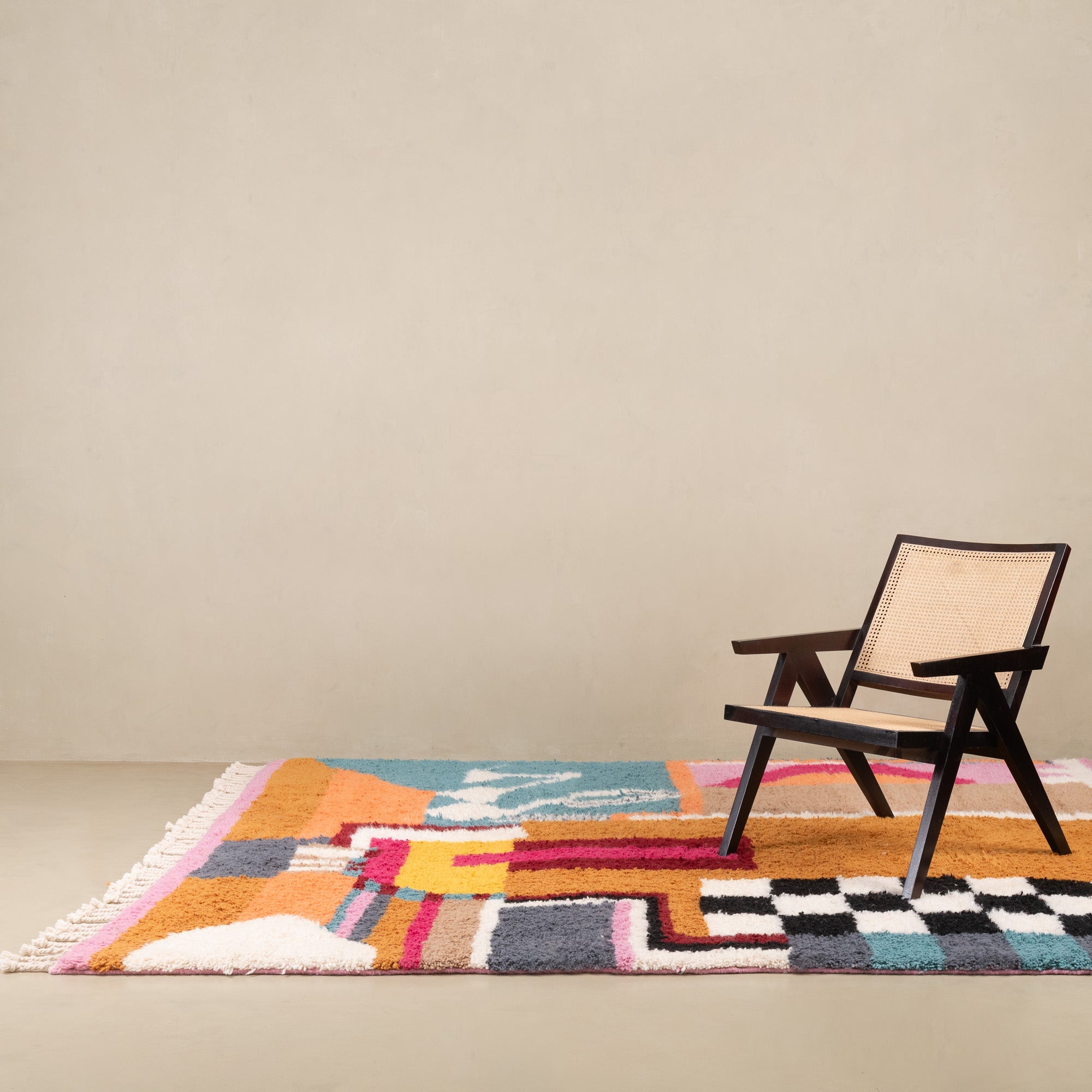 Farida - Beni ourain rug - Benisouk