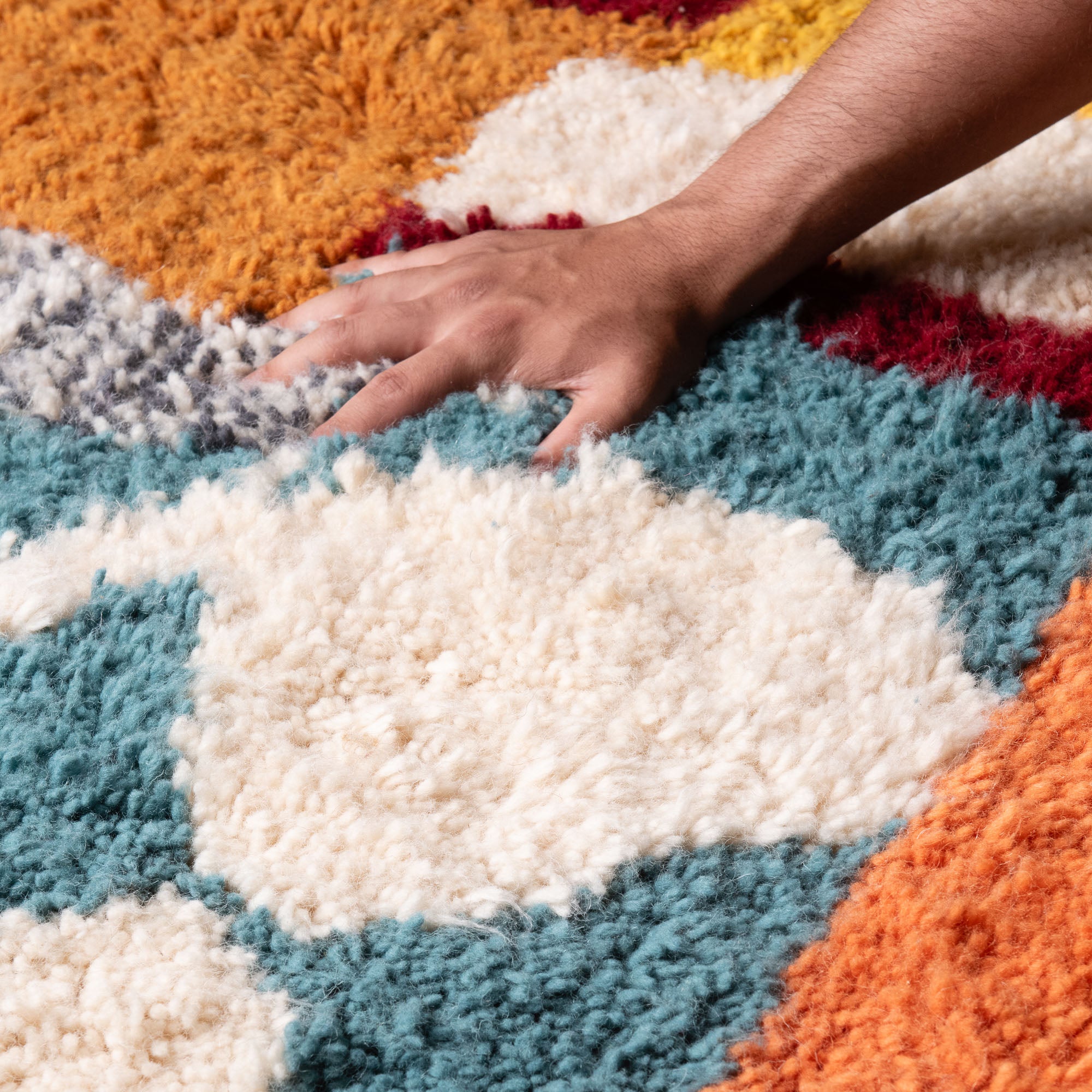 Farida - Shag Moroccan rug - Benisouk