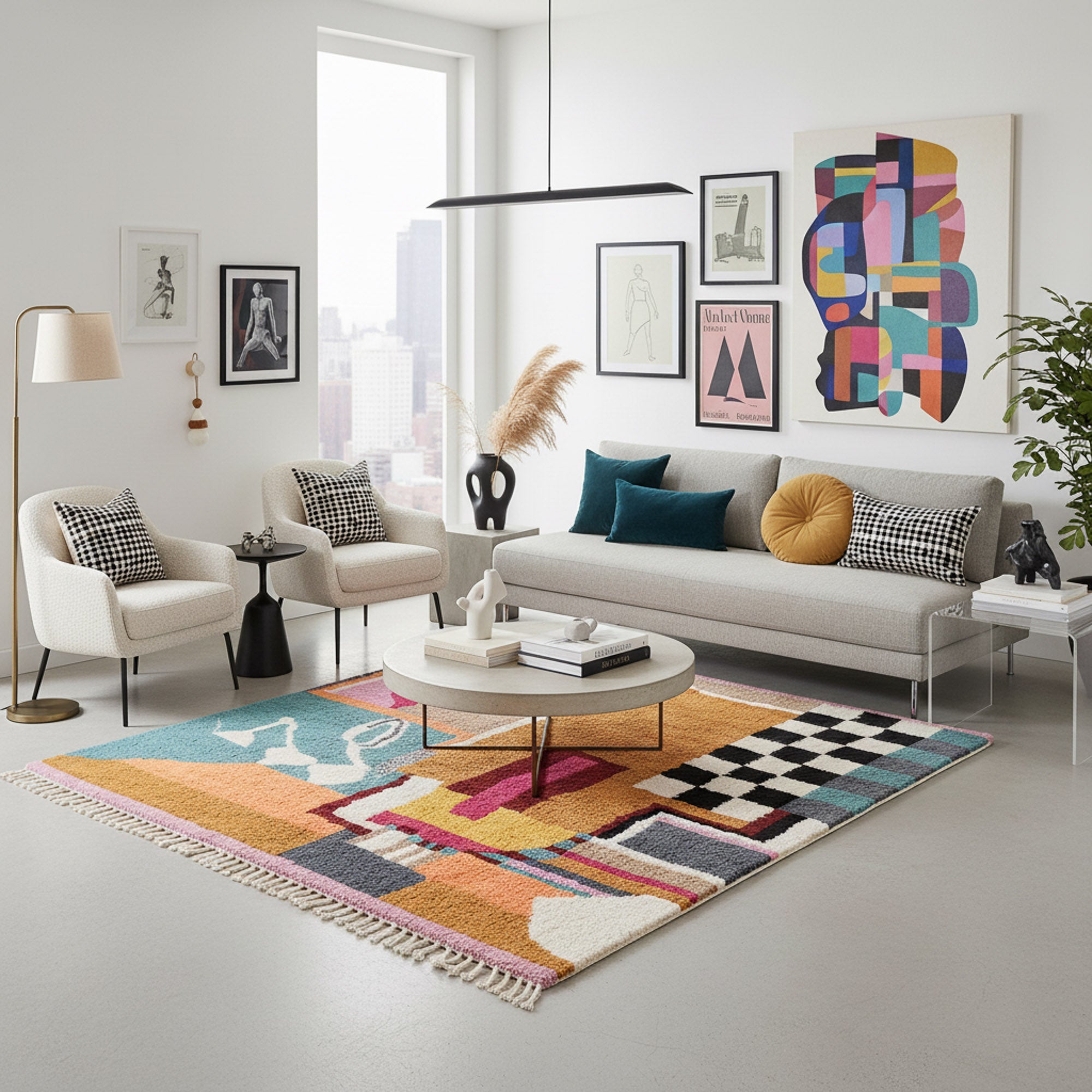 Farida - Shag Moroccan rug - Benisouk