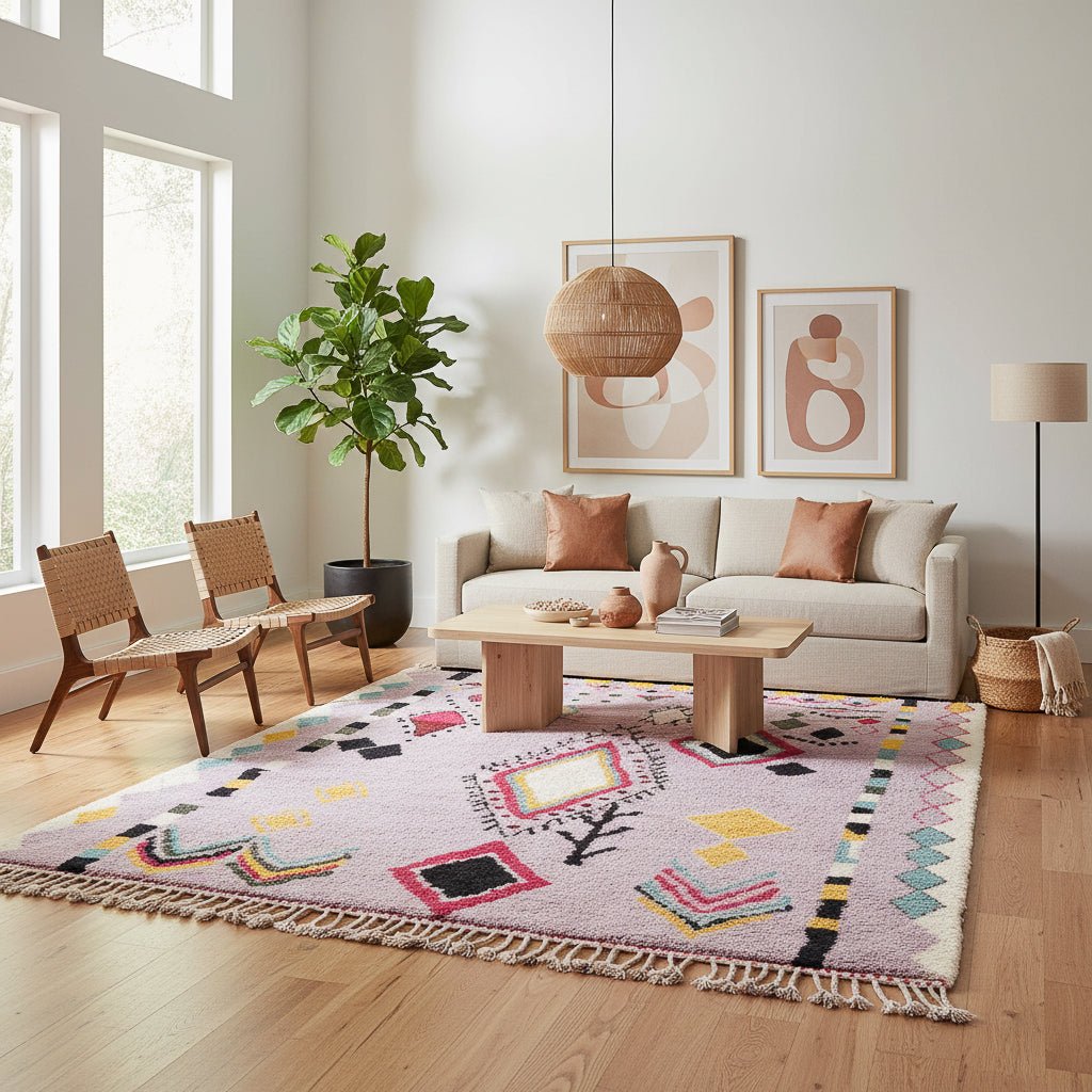 Fariha - Shag Moroccan rug - Benisouk