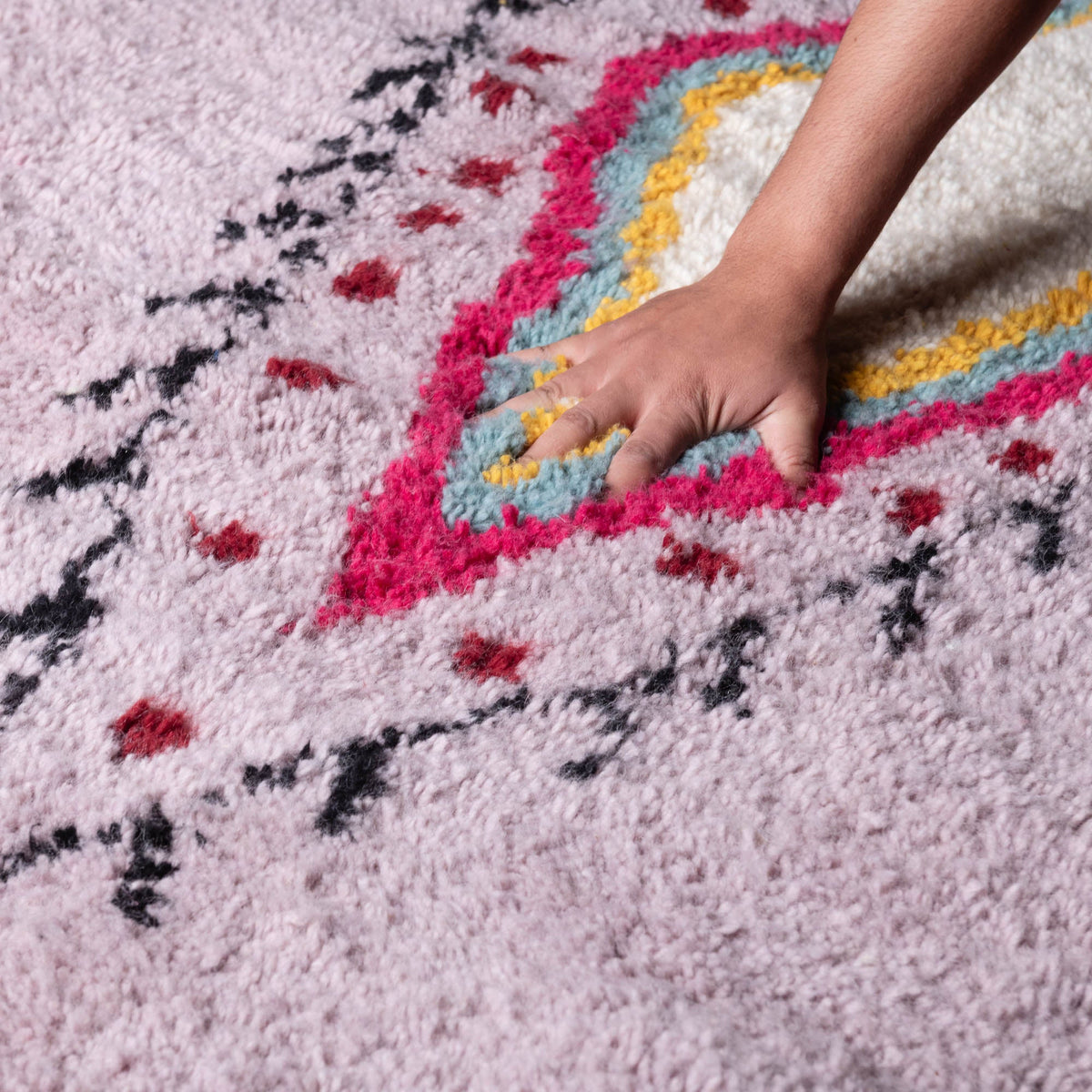 Fariha - Shag Moroccan rug - Benisouk