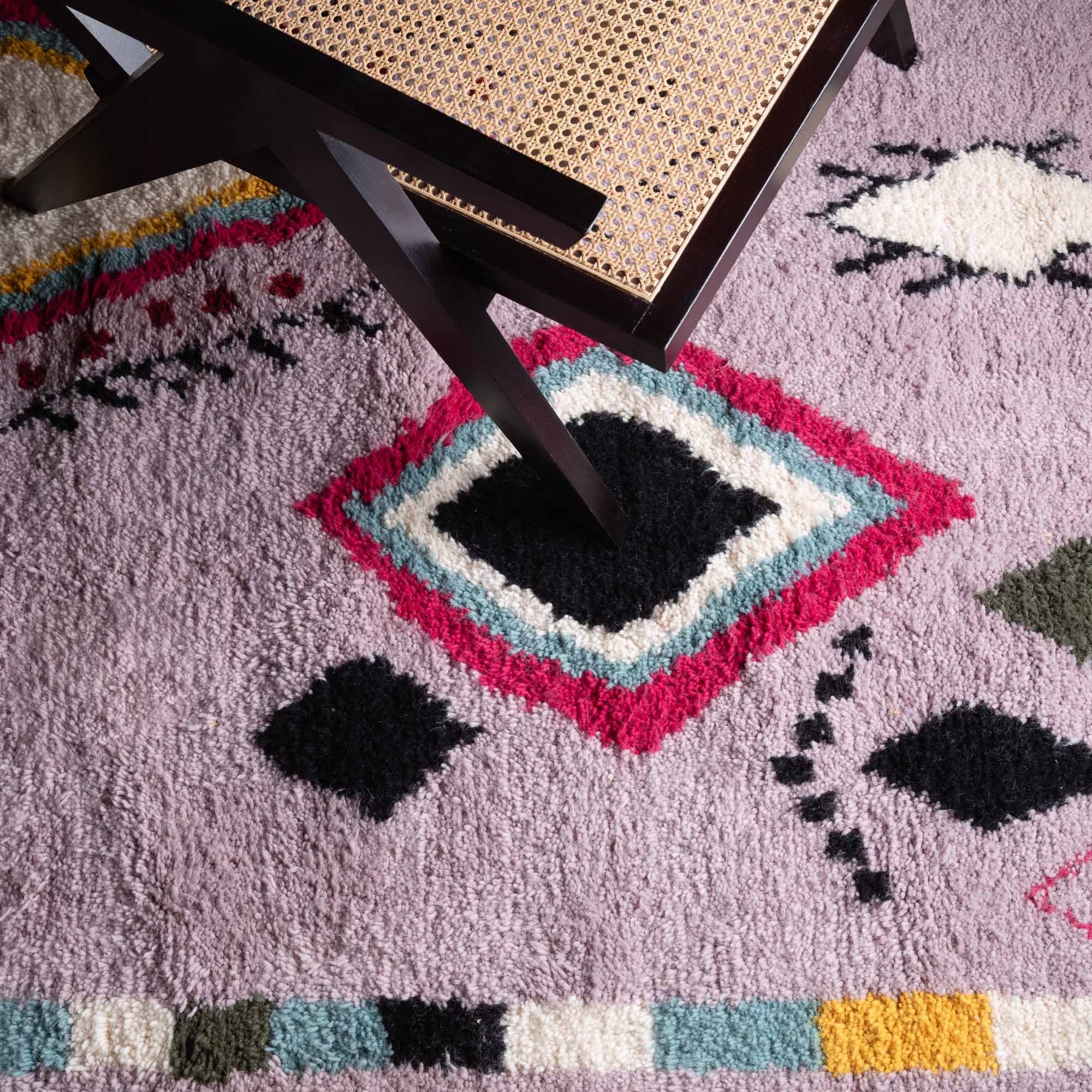 Fariha - Shag Moroccan rug - Benisouk