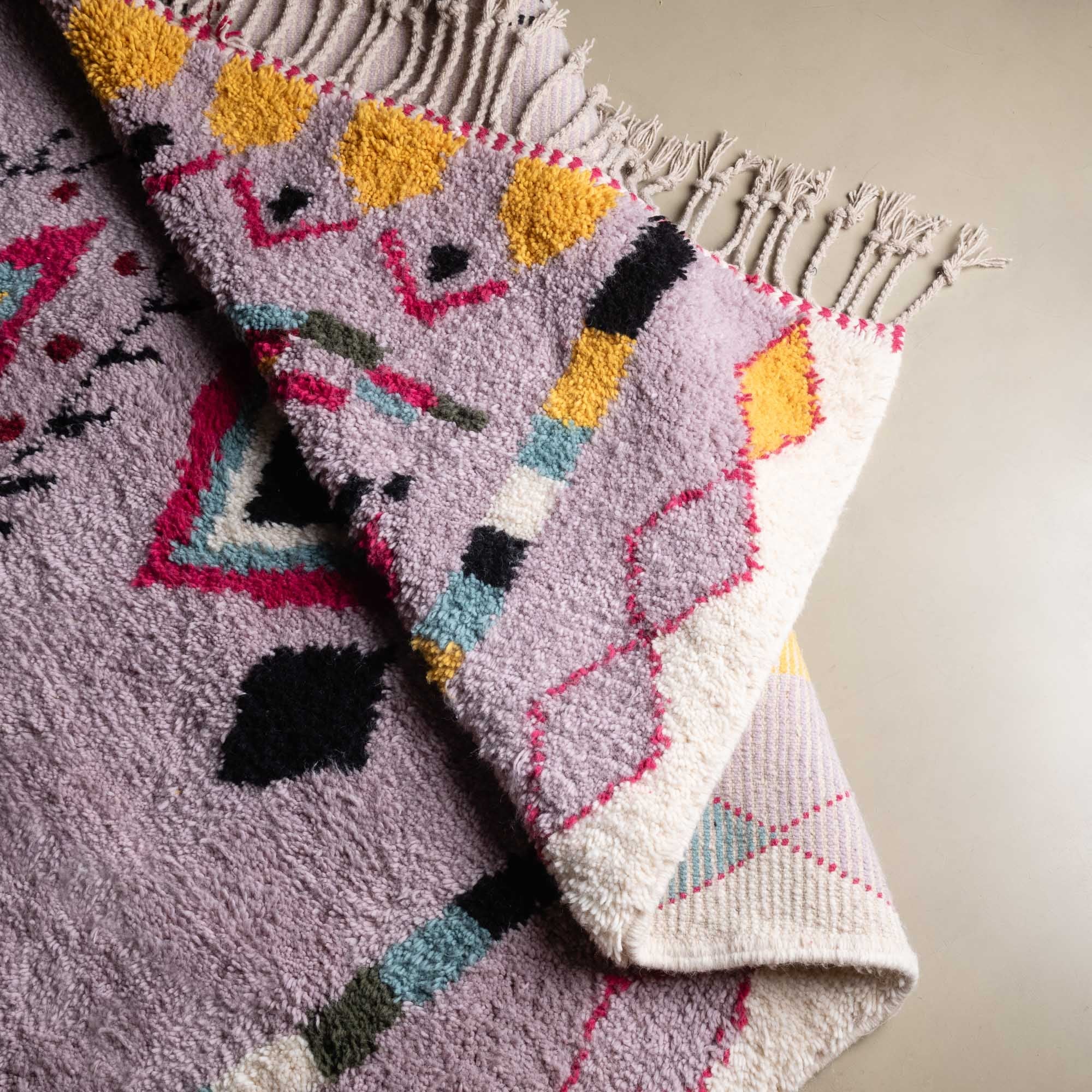 Fariha - Shag Moroccan rug - Benisouk