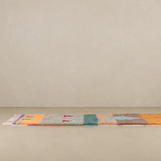Fatine - Shag Moroccan runner rug - Benisouk