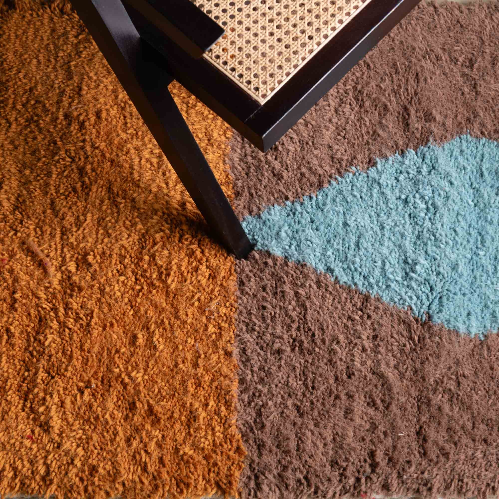 Fatine - Shag Moroccan runner rug - Benisouk