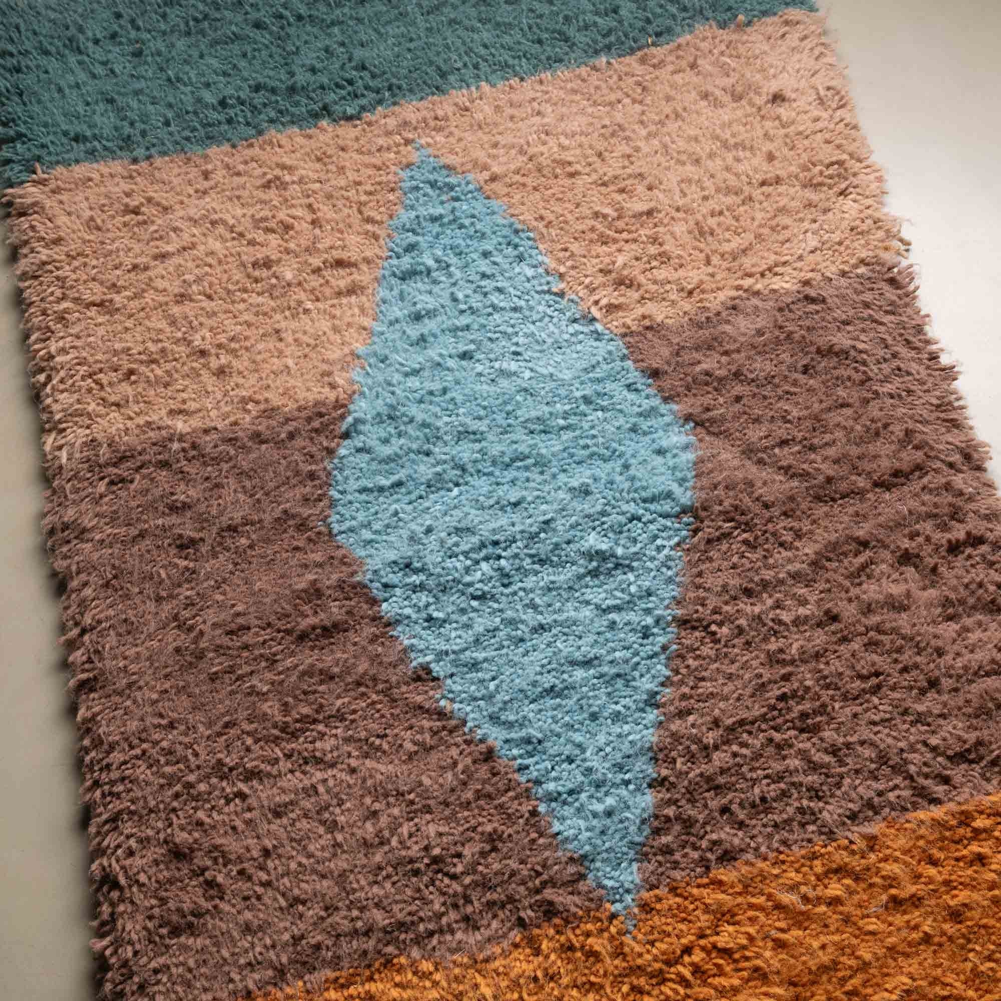 Fatine - Shag Moroccan runner rug - Benisouk