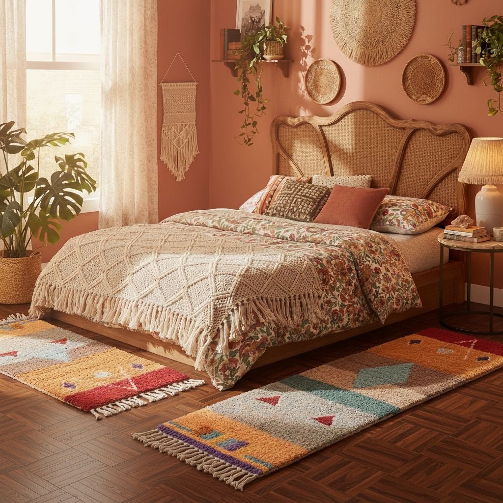 Fatine - Shag Moroccan runner rug - Benisouk