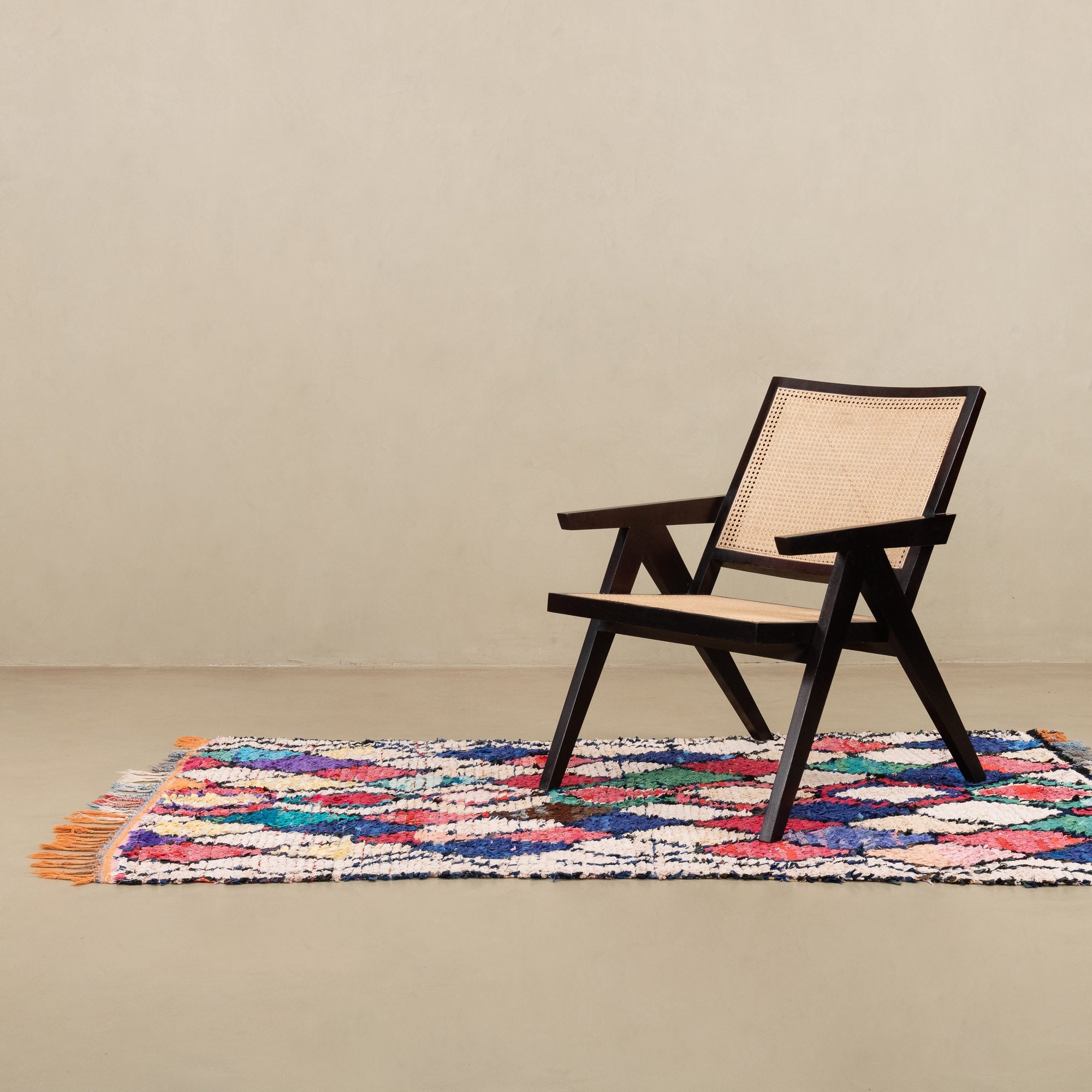 Fatma - vintage boucherouite rug - Benisouk