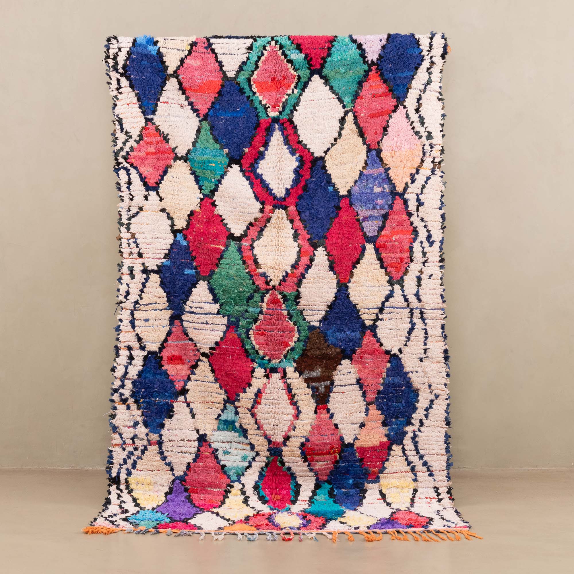 Fatma - vintage boucherouite rug - Benisouk