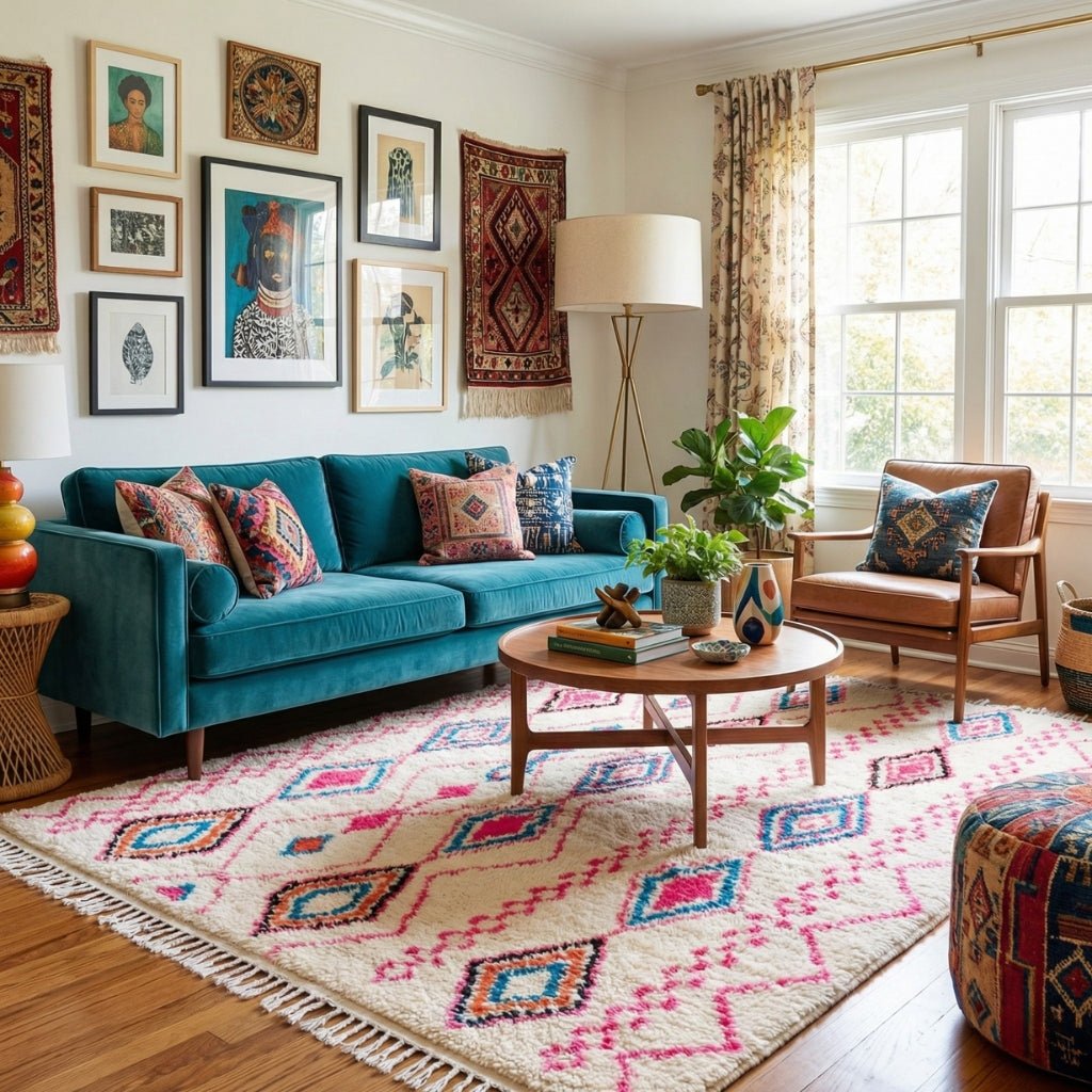 Fenoun - Shag Moroccan rug - Benisouk