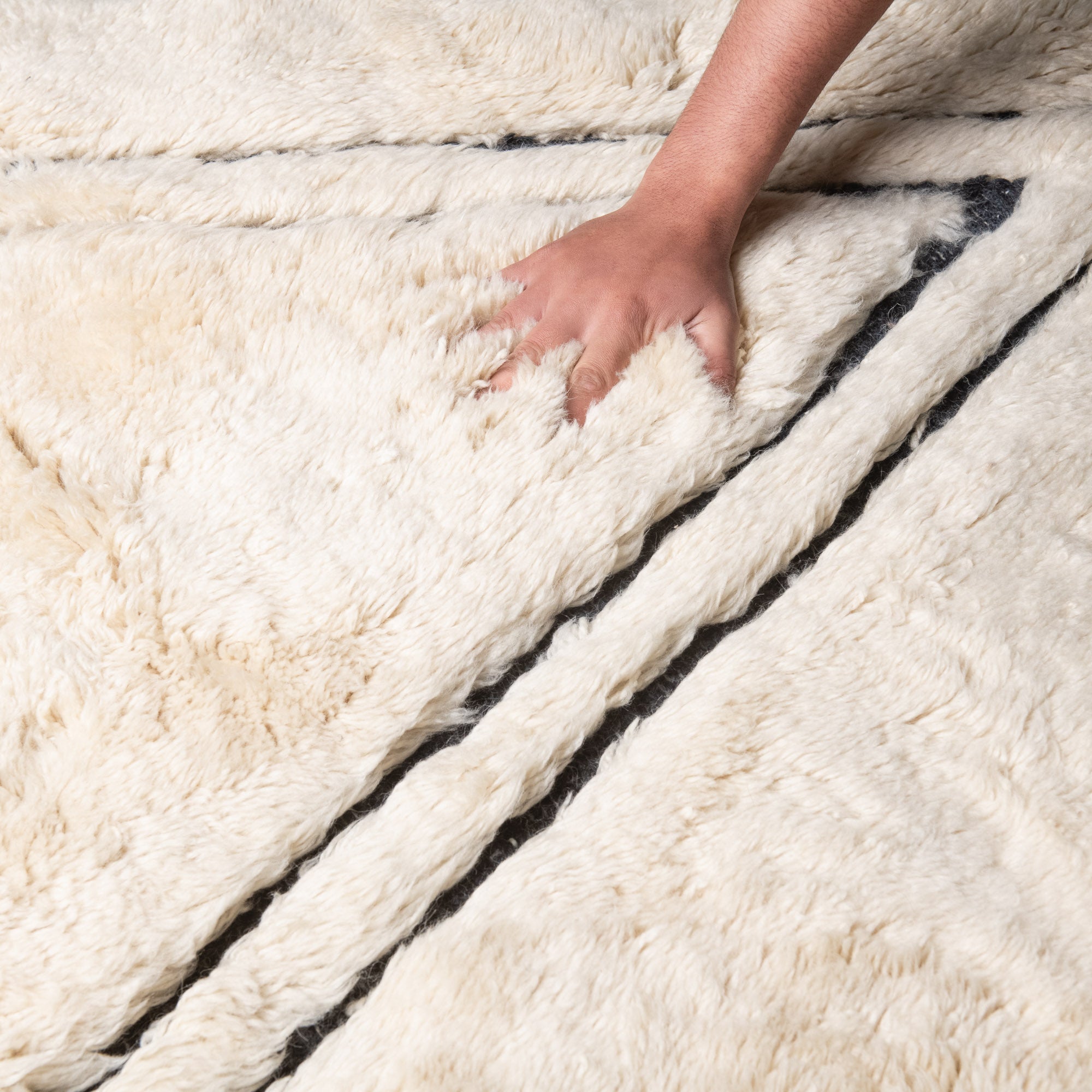 Fertile Valley - Luxury Shag Moroccan Rug - Benisouk