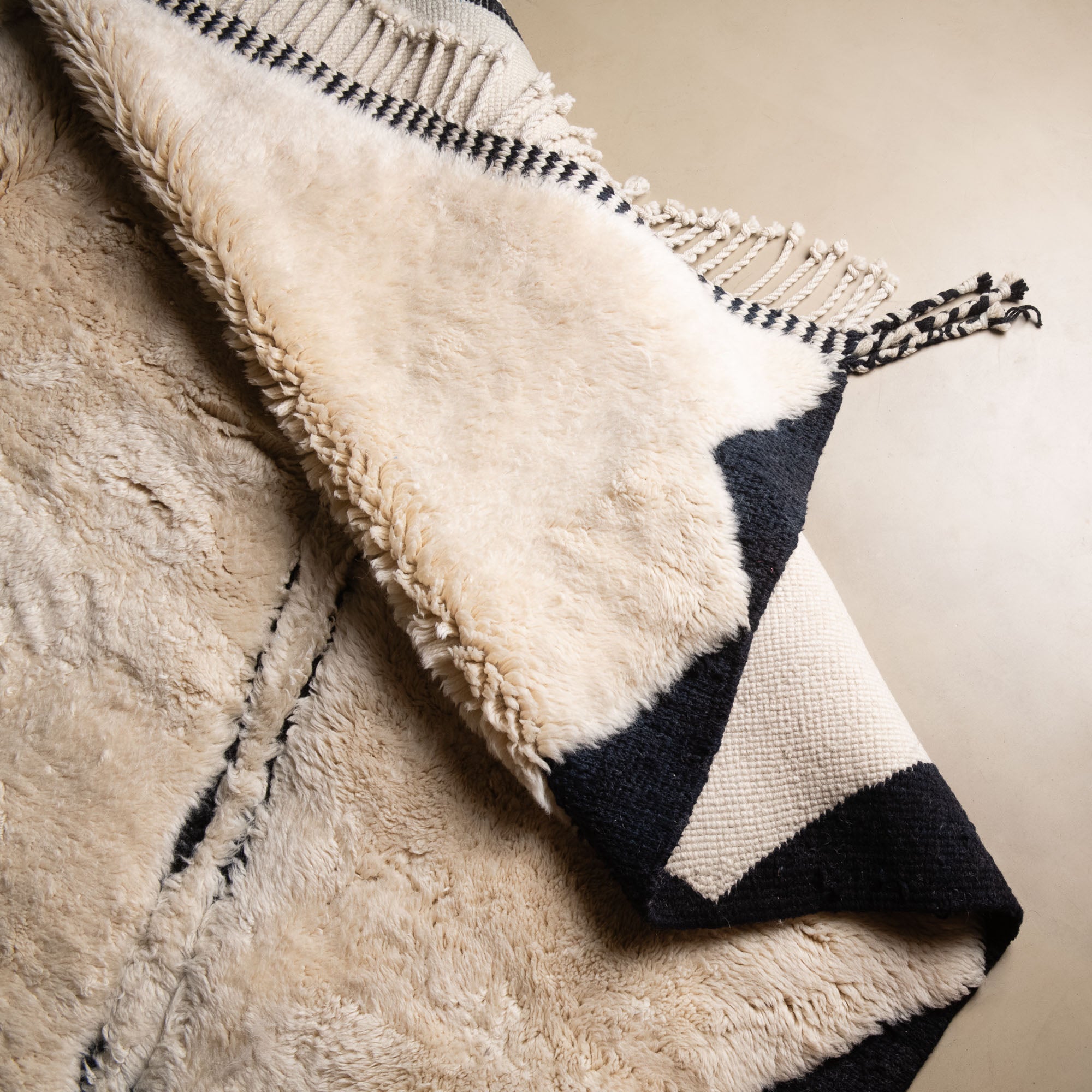 Fertile Valley - Luxury Shag Moroccan Rug - Benisouk