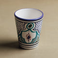 Fez Blue Green Cup - Moroccan Dinnerware