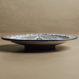 Fez Dinner Plate Blue Green - Moroccan Dinnerware - Benisouk