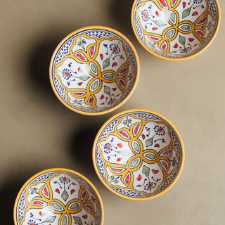 Fez Mustard Bowl - Moroccan Dinnerware - Benisouk