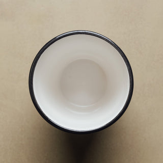 Fez Noir Cup - Moroccan Dinnerware - Benisouk