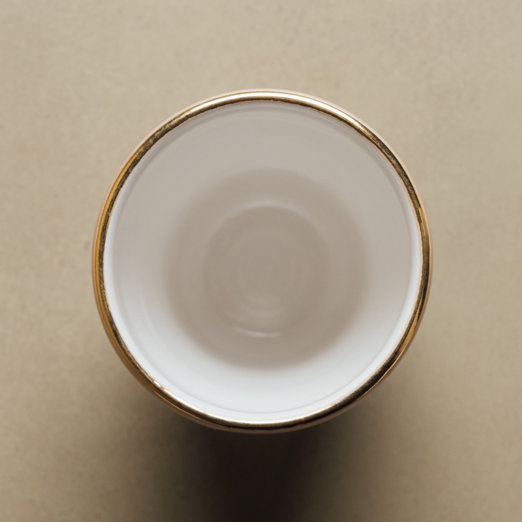 Fez Sand Cup - Moroccan Dinnerware Adorned with 12 Carat Gold Accents - Benisouk