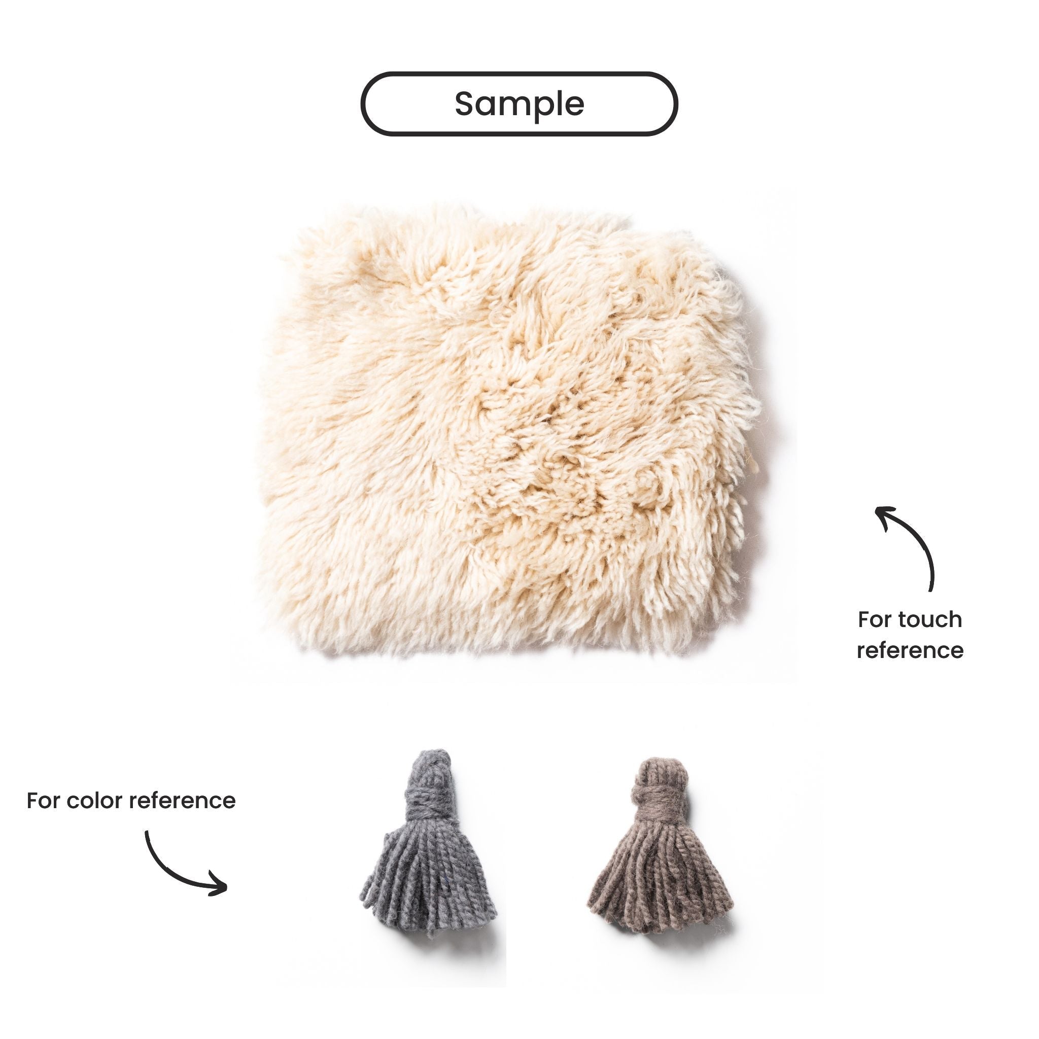 Flowing Rivers Round - Luxury Shag Moroccan Rug - Benisouk