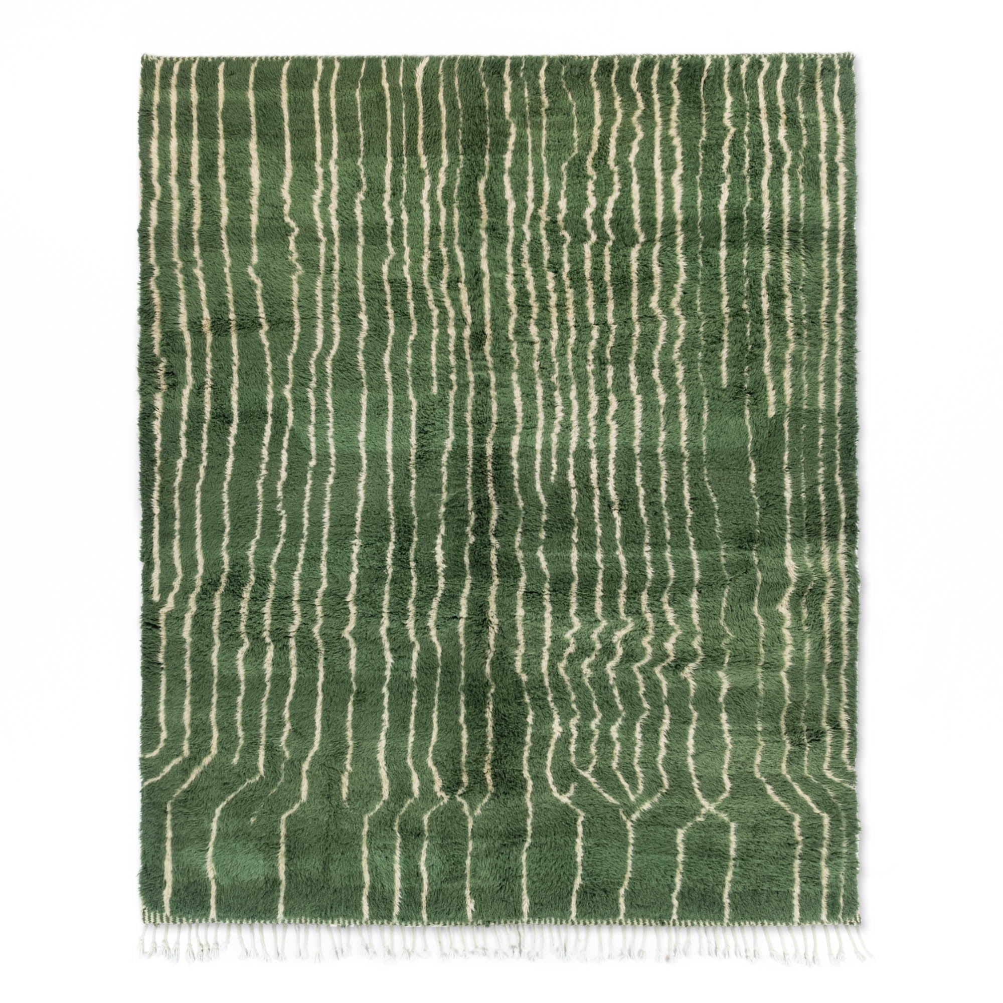 Forest Veins - Luxury Shag Moroccan Rug - Benisouk