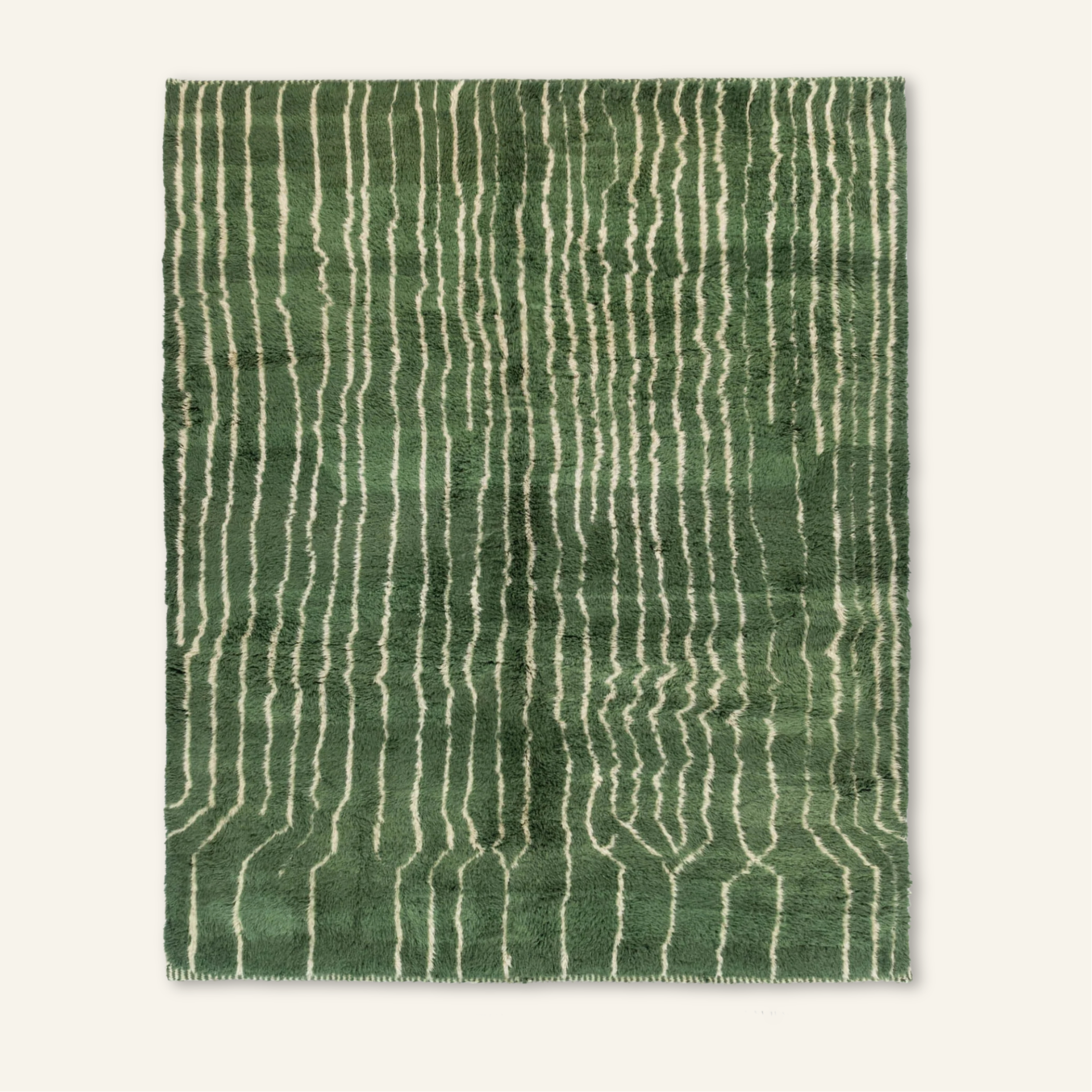 Forest Veins - Luxury Shag Moroccan Rug