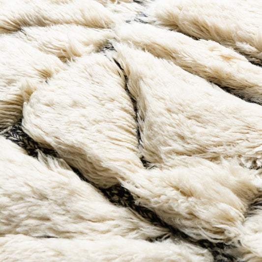 Fragmented Memories - Luxury Shag Moroccan Rug - Benisouk