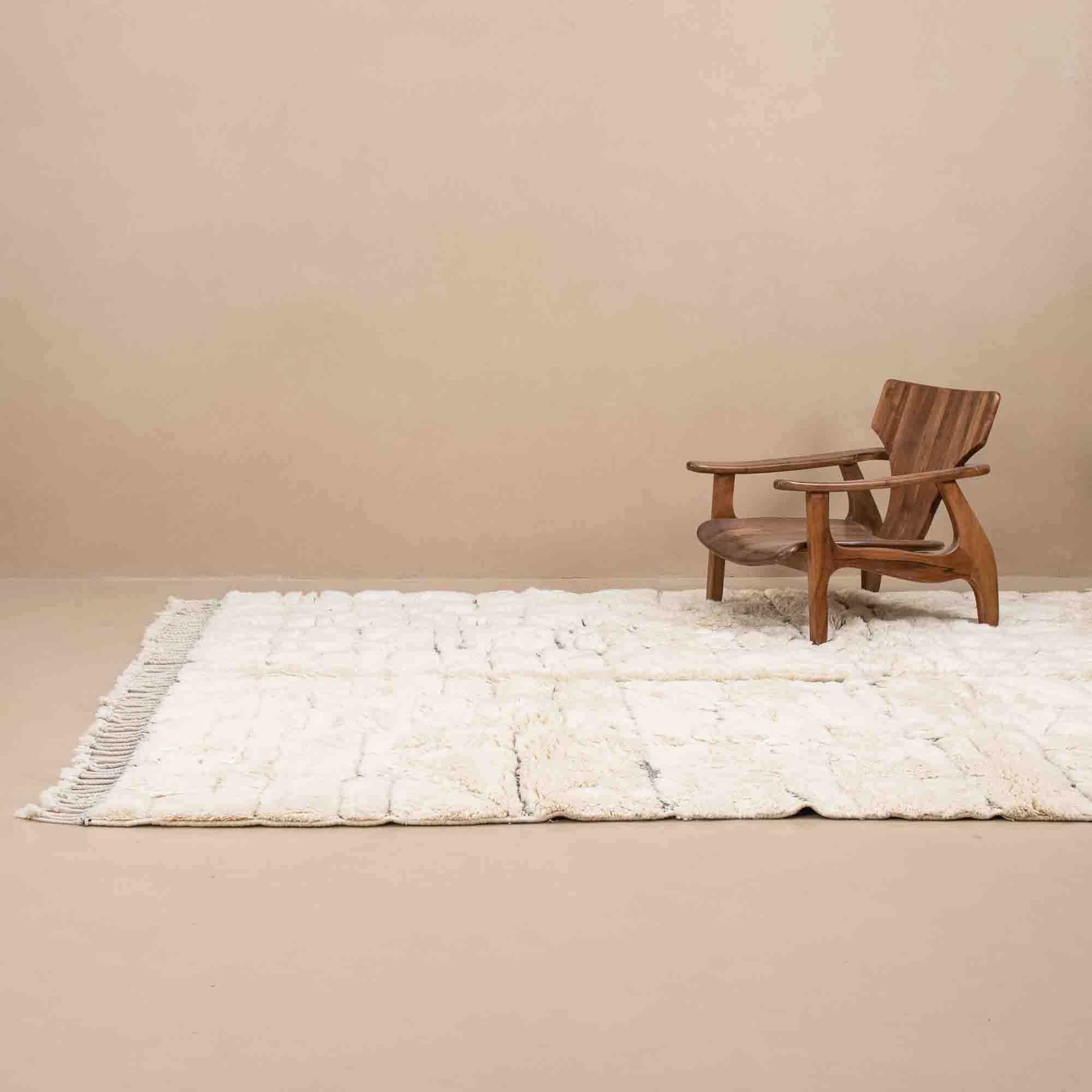 Fragmented Memories - Luxury Shag Moroccan Rug - Benisouk
