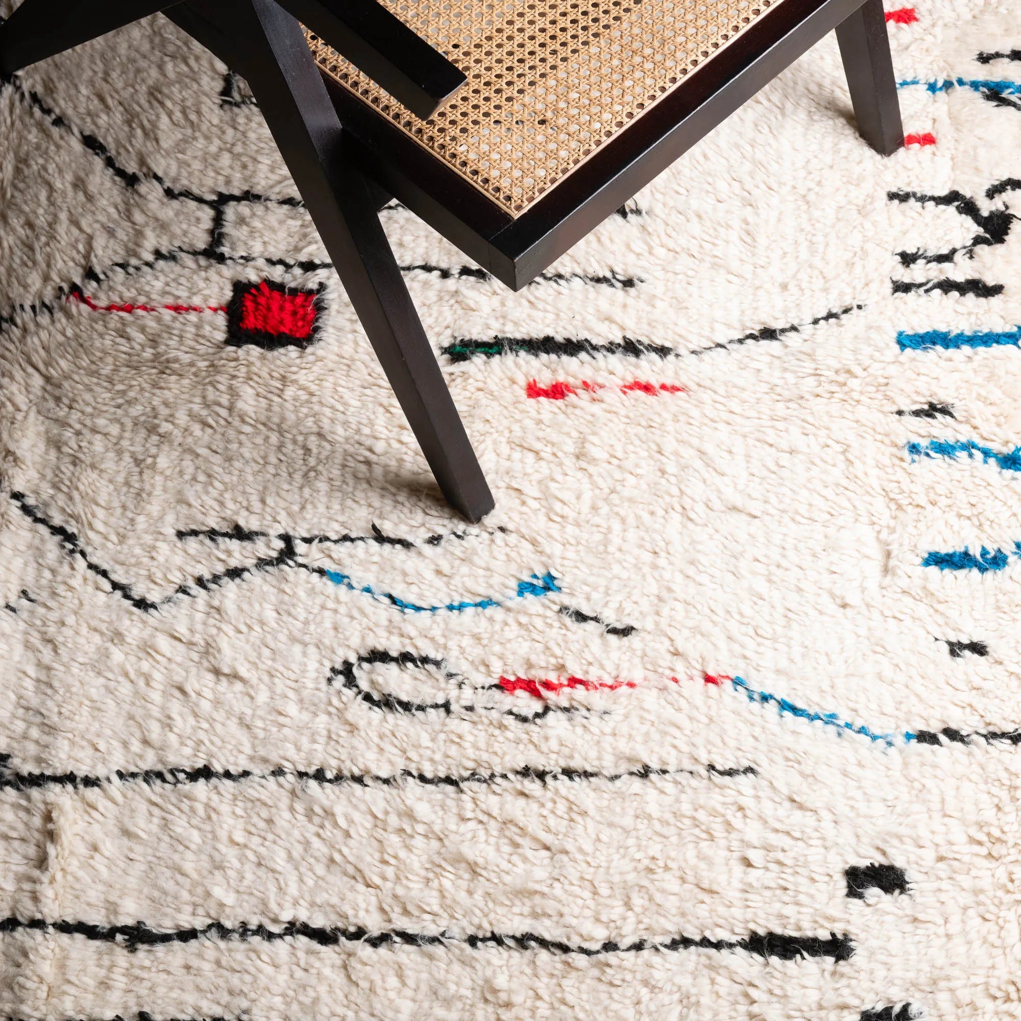Ghaidaa - Shag Moroccan rug - Benisouk